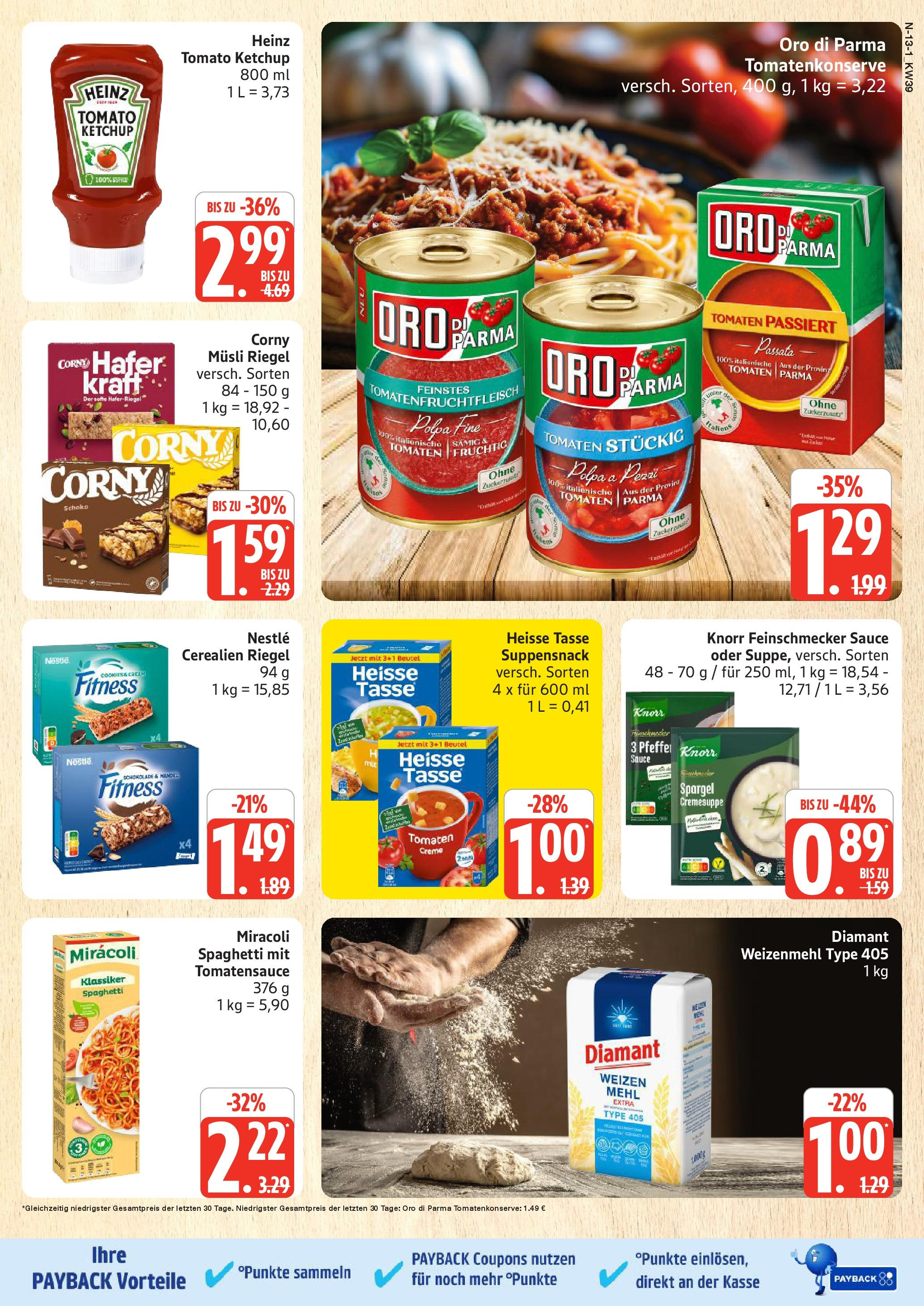 Marktkauf - Marktkauf: Wochenangebote (ab 21.09.2025) » Angebote ab Montag | Seite: 13 | Produkte: Tomaten, Weizenmehl, Knorr, Pfeffer Marktkauf - Marktkauf: Wochenangebote (ab 21.09.2025) » Angebote online | Seite: 13 | Produkte: Tomaten, Weizenmehl, Knorr, Pfeffer