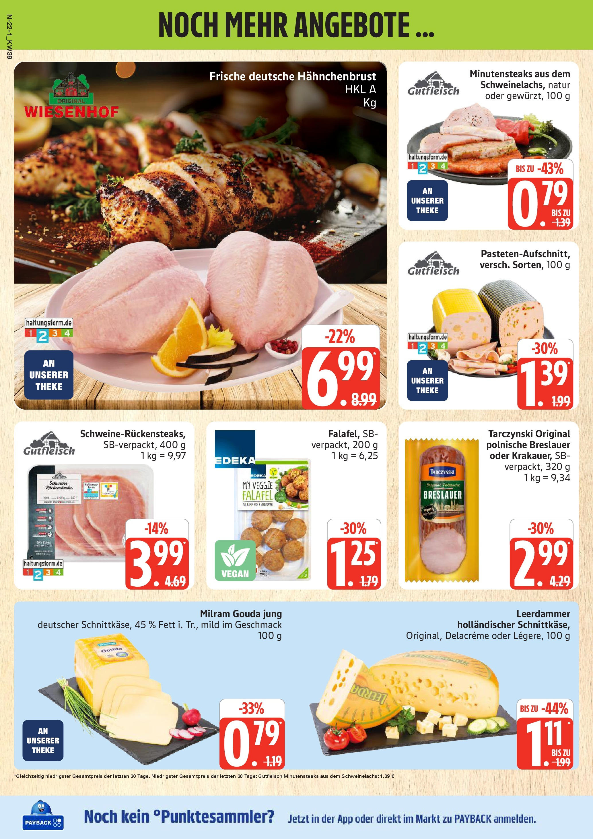 Marktkauf - Marktkauf: Wochenangebote (ab 21.09.2025) » Angebote ab Montag | Seite: 22 | Produkte: Theke, Leerdammer, Milram, Hahnchenbrust Marktkauf - Marktkauf: Wochenangebote (ab 21.09.2025) » Angebote online | Seite: 22 | Produkte: Theke, Leerdammer, Milram, Hahnchenbrust