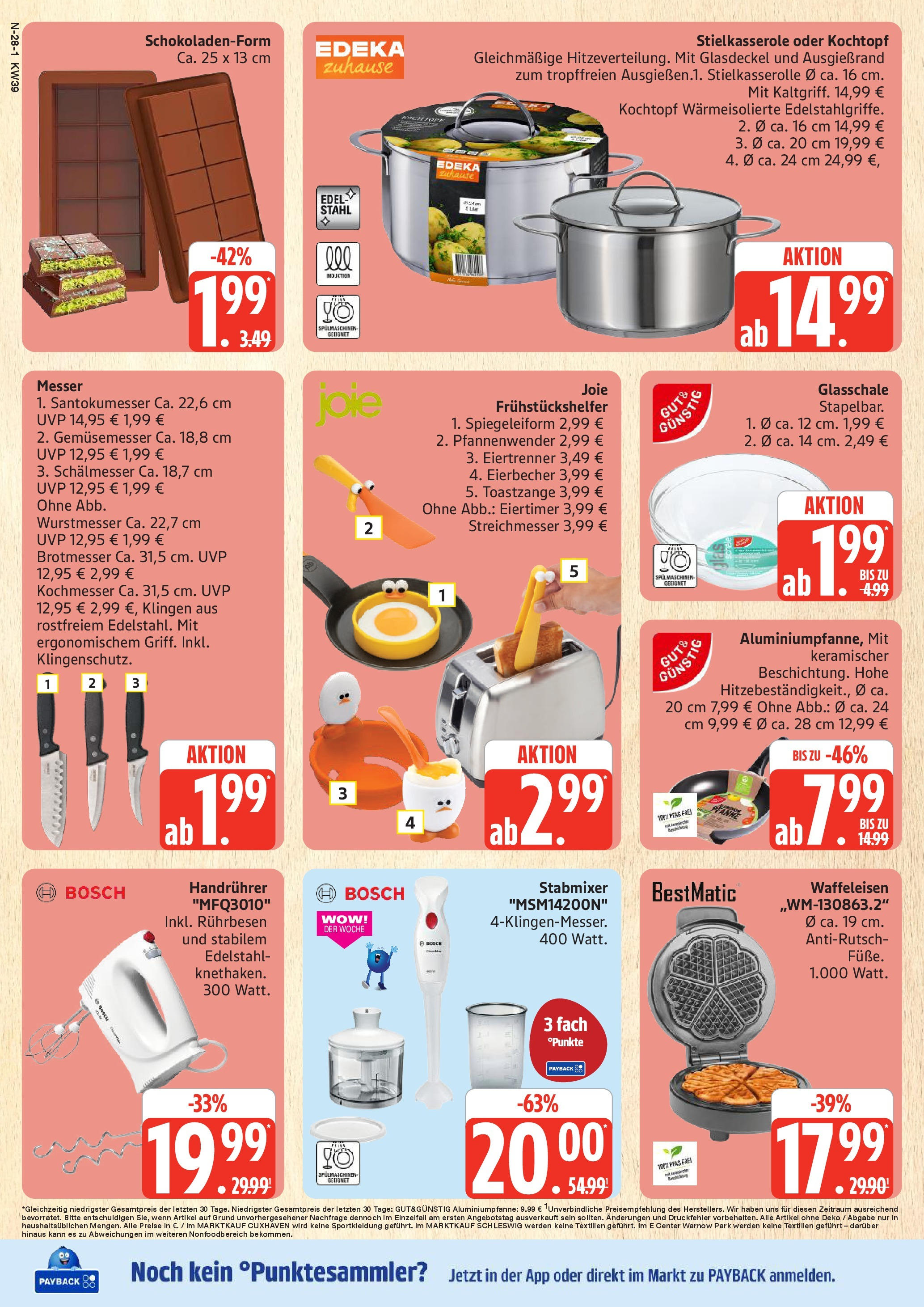 Marktkauf - Marktkauf: Wochenangebote (ab 21.09.2025) » Angebote ab Montag | Seite: 28 | Produkte: Bosch, Rührbesen, Waffeleisen, Stabmixer Marktkauf - Marktkauf: Wochenangebote (ab 21.09.2025) » Angebote online | Seite: 28 | Produkte: Bosch, Rührbesen, Waffeleisen, Stabmixer