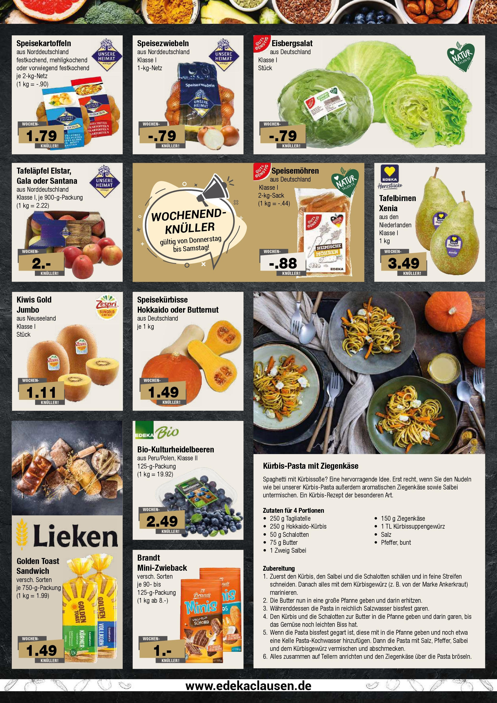 Edeka prospekt Hamburg	 (ab 21.09.2025) » Angebote Online | Seite: 2 | Produkte: Mohren, Gemüse, Kürbis, Kiwi