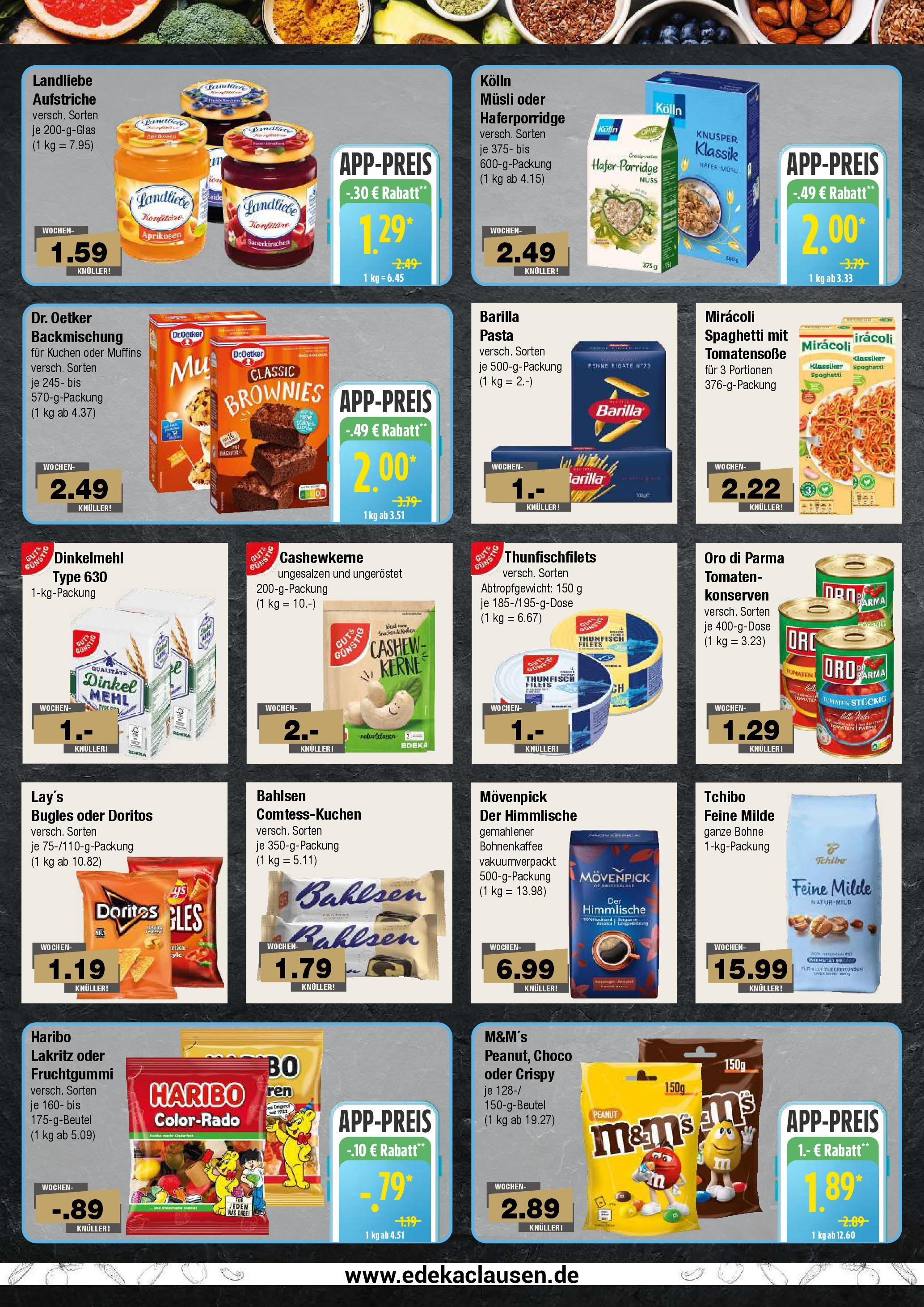 Edeka prospekt Hamburg	 (ab 21.09.2025) » Angebote Online | Seite: 6 | Produkte: Haribo, Thunfisch, Tomaten, Kuchen