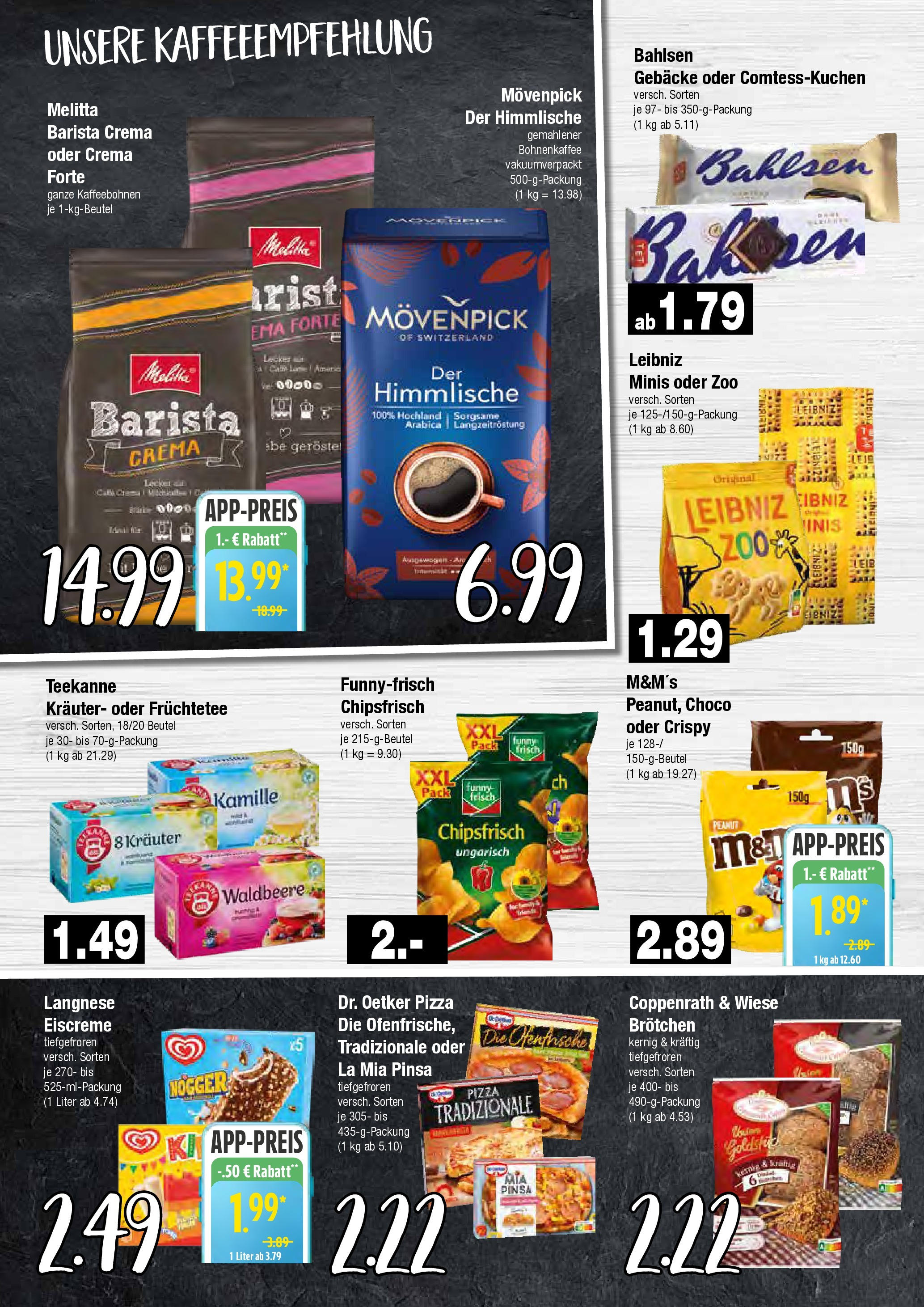 Edeka prospekt Hamburg	 (ab 21.09.2025) » Angebote Online | Seite: 6 | Produkte: Melitta, Funny frisch, Teekanne, Pizza