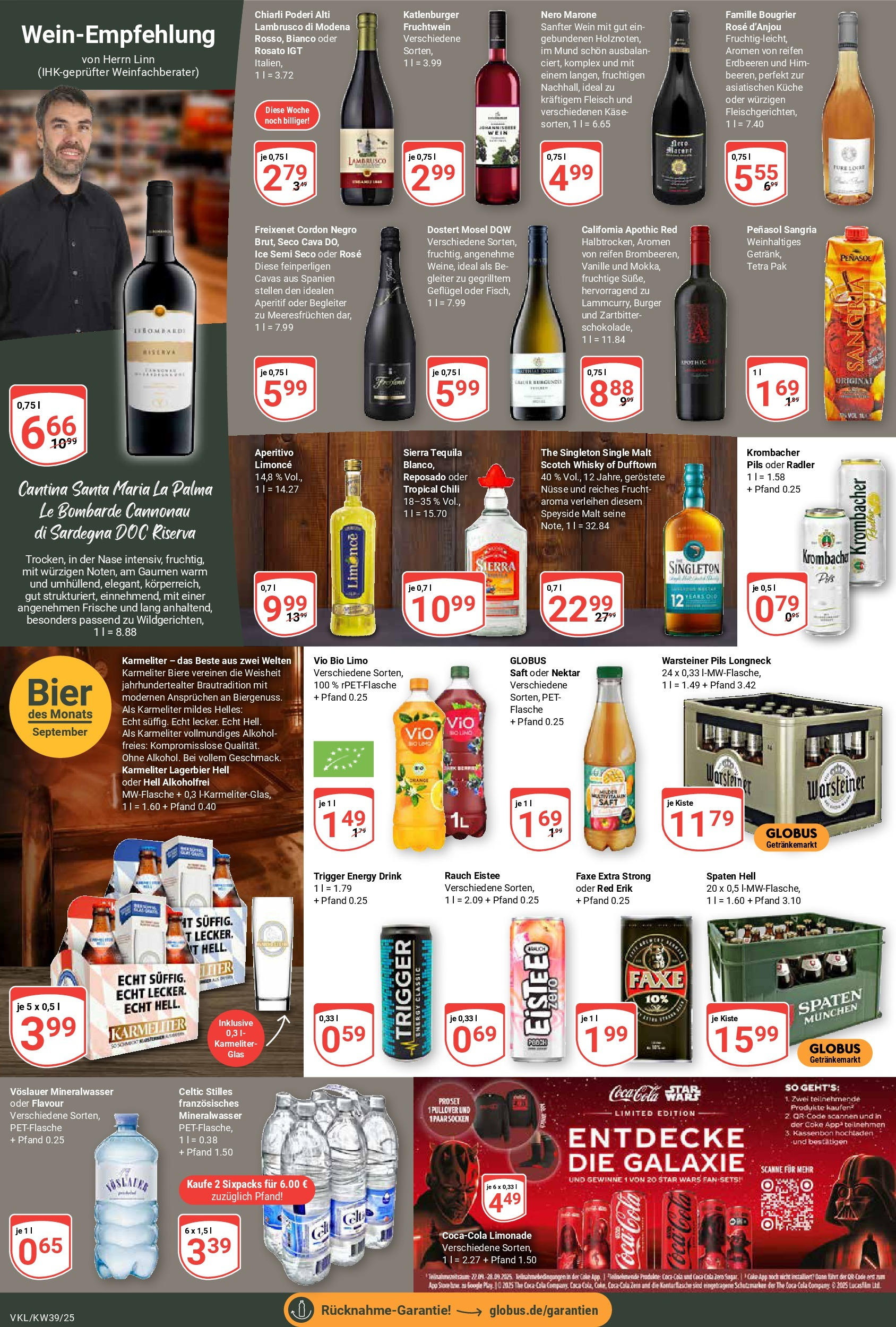 Globus prospekt Völklingen (ab 21.09.2025) » Angebote ab Montag | Seite: 18 | Produkte: Käse, Chili, Socken, Wein Globus prospekt Völklingen (ab 21.09.2025) » Angebote online | Seite: 18 | Produkte: Käse, Chili, Socken, Wein