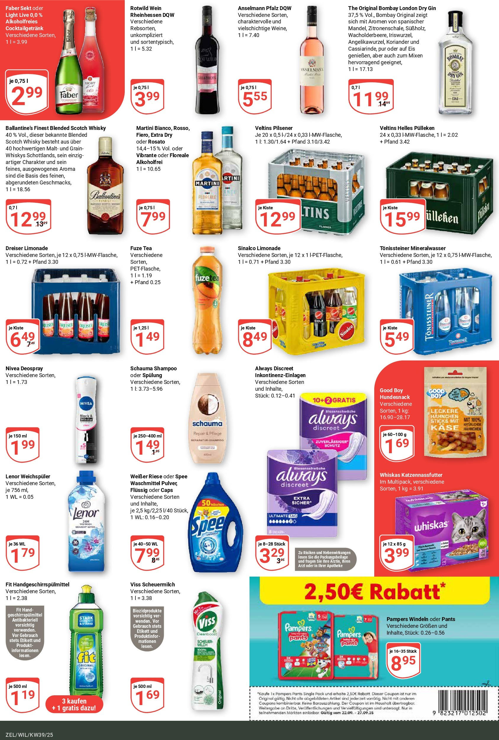 Globus prospekt Wittlich (ab 21.09.2025) » Angebote ab Montag | Seite: 3 | Produkte: Helles pulleken, HP, Sekt, Limonade Globus prospekt Wittlich (ab 21.09.2025) » Angebote online | Seite: 3 | Produkte: Helles pulleken, HP, Sekt, Limonade