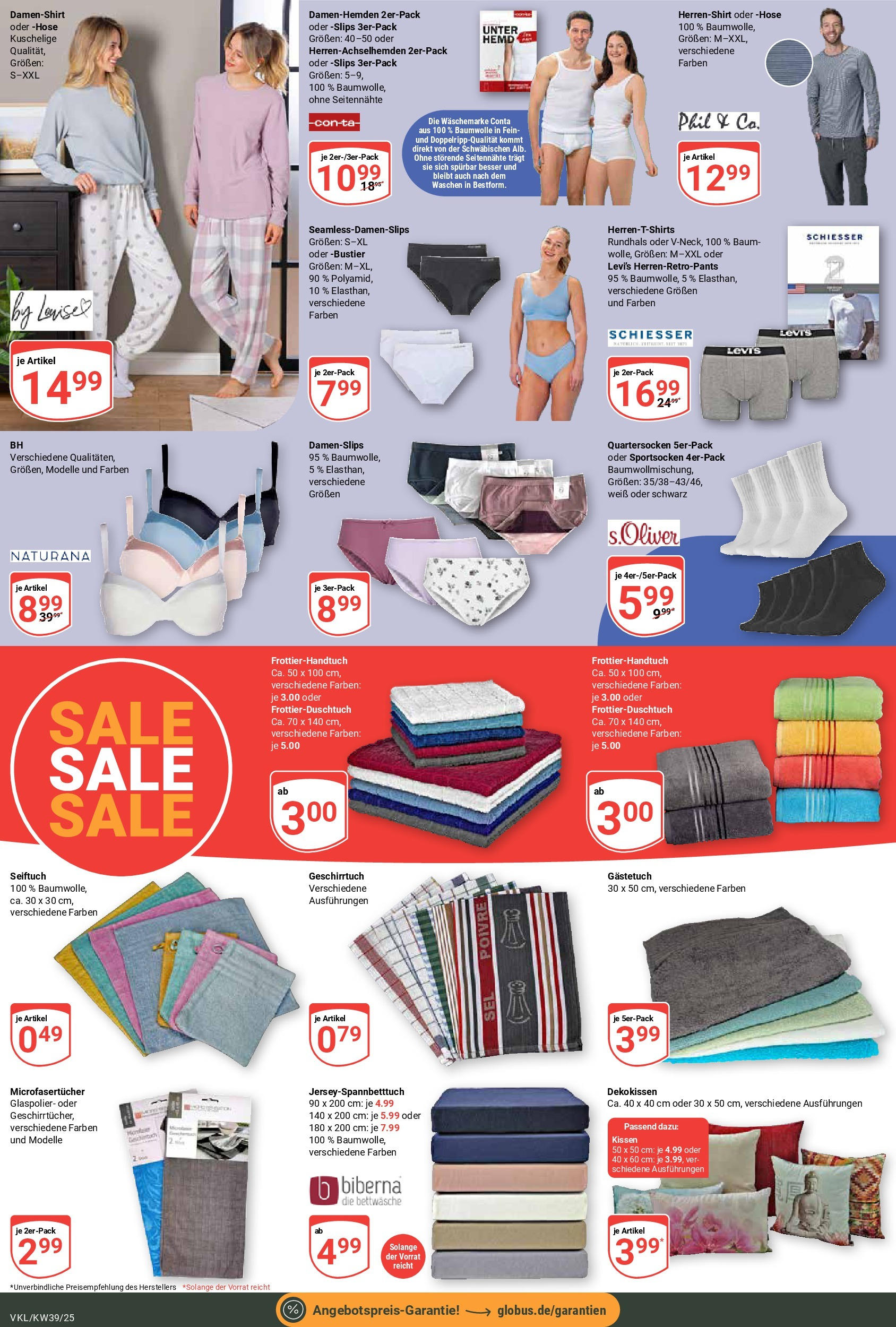Globus prospekt Völklingen (ab 21.09.2025) » Angebote ab Montag | Seite: 24 | Produkte: Kissen, Bettwäsche, Hemd, Hose Globus prospekt Völklingen (ab 21.09.2025) » Angebote online | Seite: 24 | Produkte: Kissen, Bettwäsche, Hemd, Hose