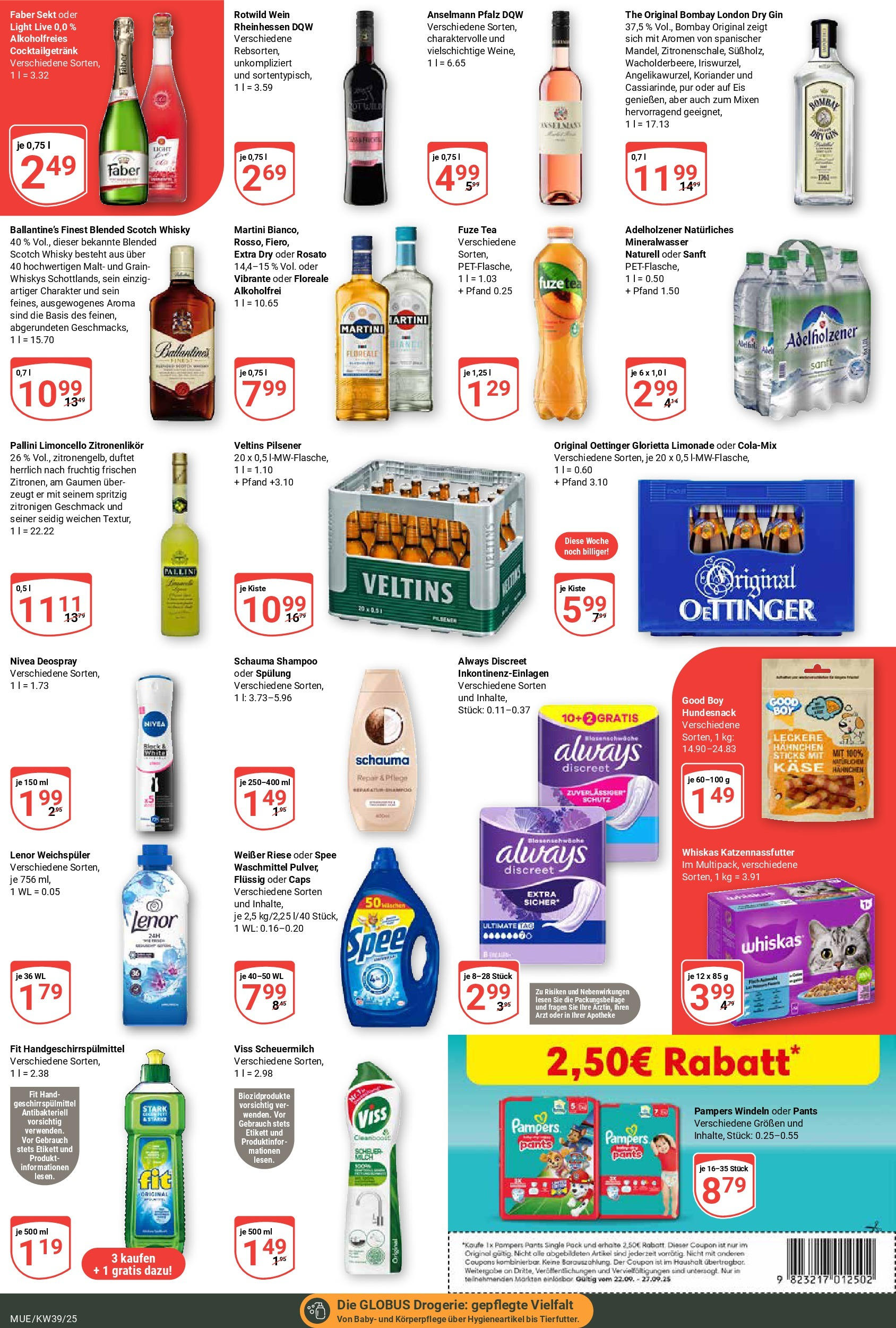 Globus prospekt Mühldorf (ab 21.09.2025) » Angebote ab Montag | Seite: 3 | Produkte: Käse, Oettinger, Deospray, Eis Globus prospekt Mühldorf (ab 21.09.2025) » Angebote online | Seite: 3 | Produkte: Käse, Oettinger, Deospray, Eis