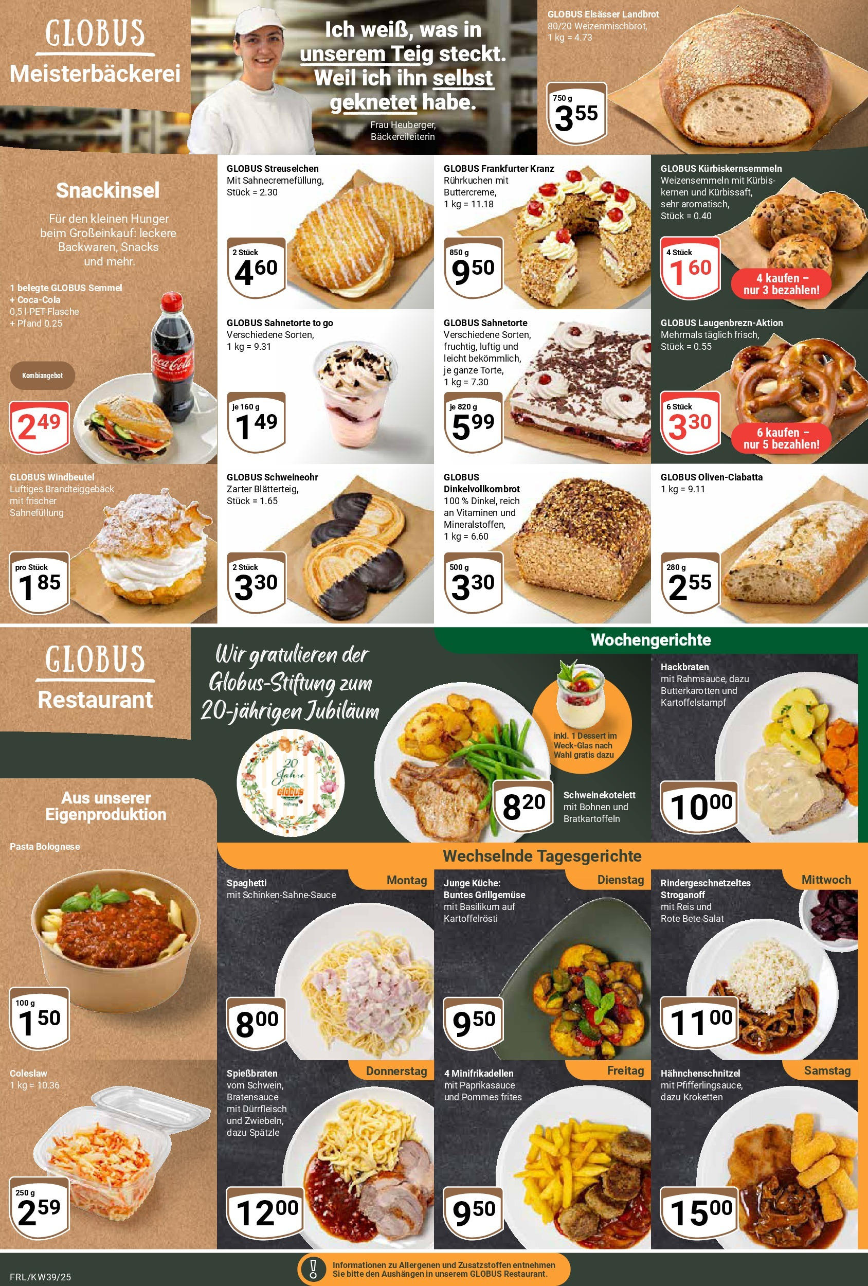 Globus prospekt Freilassing (ab 21.09.2025) » Angebote ab Montag | Seite: 5 | Produkte: Pommes, Pommes frites, Pasta, Reis Globus prospekt Freilassing (ab 21.09.2025) » Angebote online | Seite: 5 | Produkte: Pommes, Pommes frites, Pasta, Reis