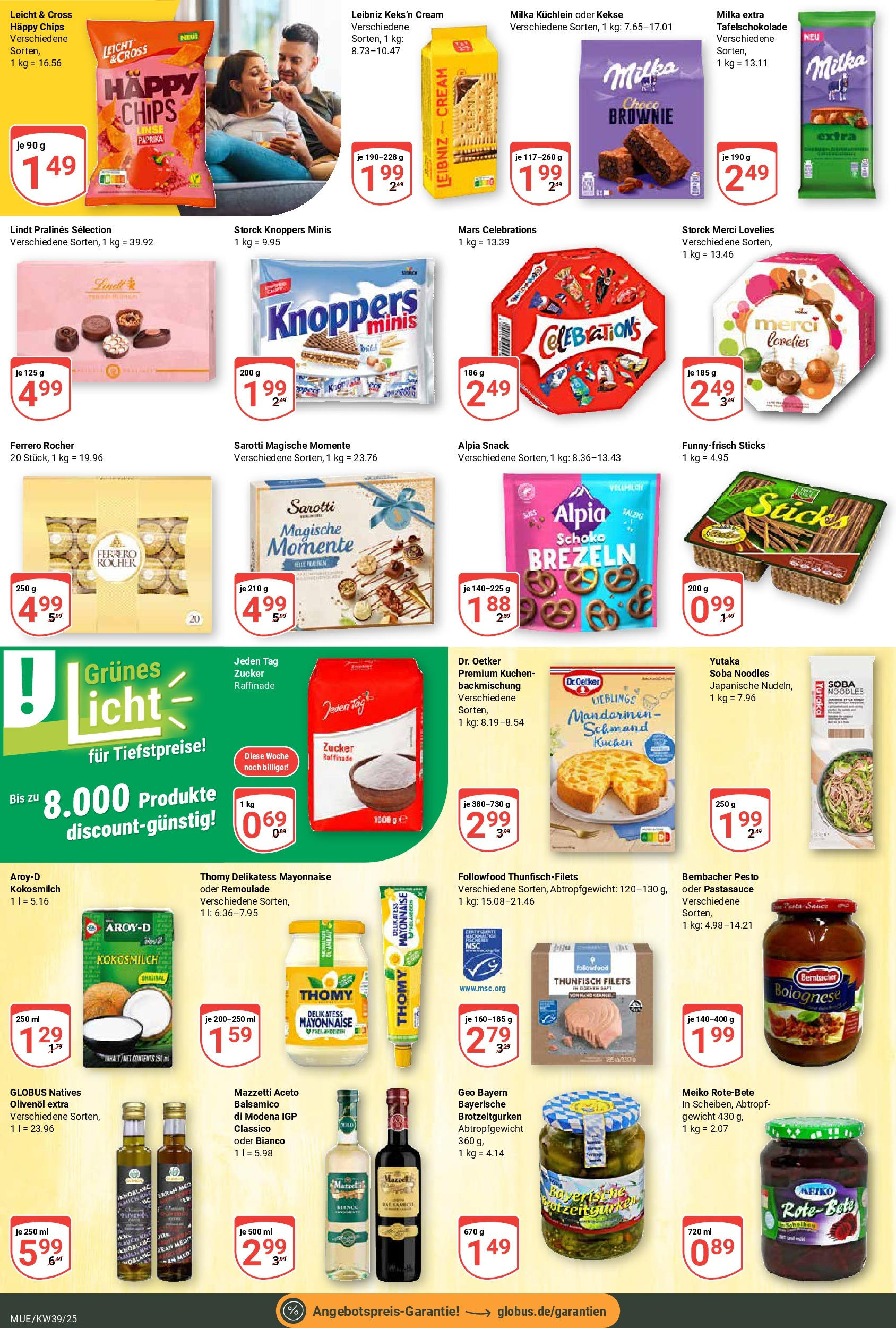 Globus prospekt Mühldorf (ab 21.09.2025) » Angebote ab Montag | Seite: 12 | Produkte: Thunfisch, Mandarinen, Zucker, Knoppers Globus prospekt Mühldorf (ab 21.09.2025) » Angebote online | Seite: 12 | Produkte: Thunfisch, Mandarinen, Zucker, Knoppers