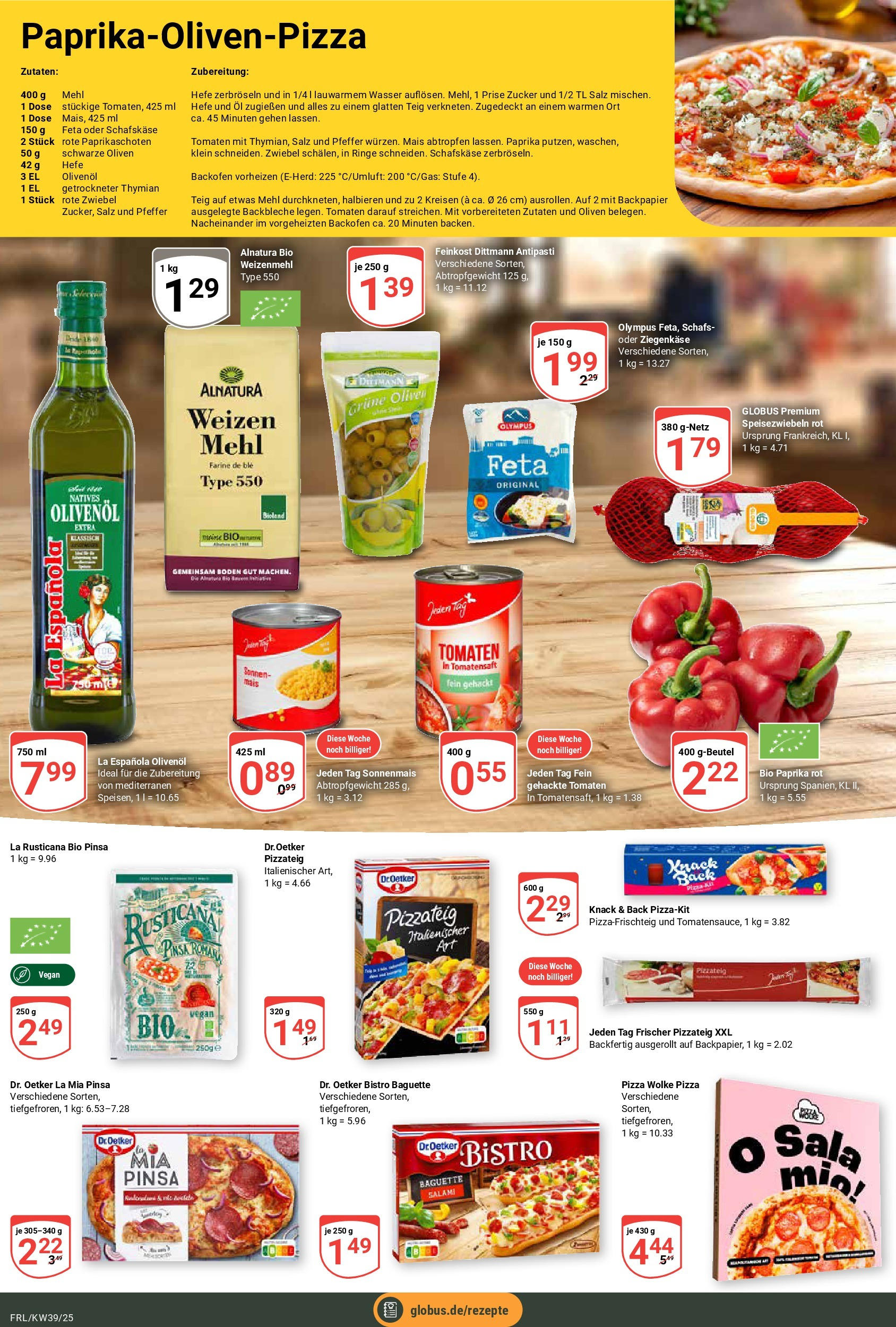 Globus prospekt Freilassing (ab 21.09.2025) » Angebote ab Montag | Seite: 9 | Produkte: Paprika rot, Tomaten, Paprika, Zucker Globus prospekt Freilassing (ab 21.09.2025) » Angebote online | Seite: 9 | Produkte: Paprika rot, Tomaten, Paprika, Zucker