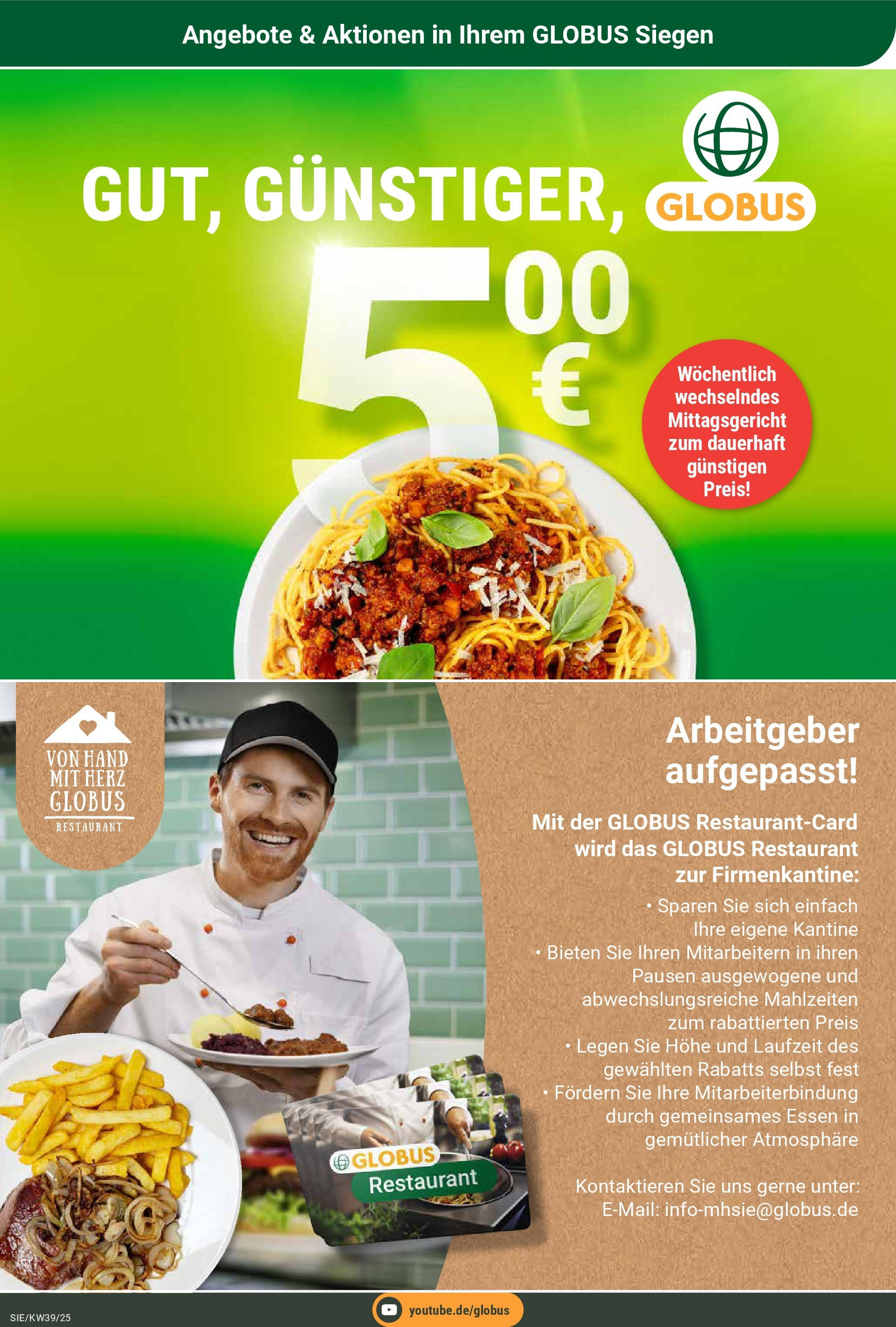 Globus prospekt Siegen	 (ab 21.09.2025) » Angebote online | Seite: 10
