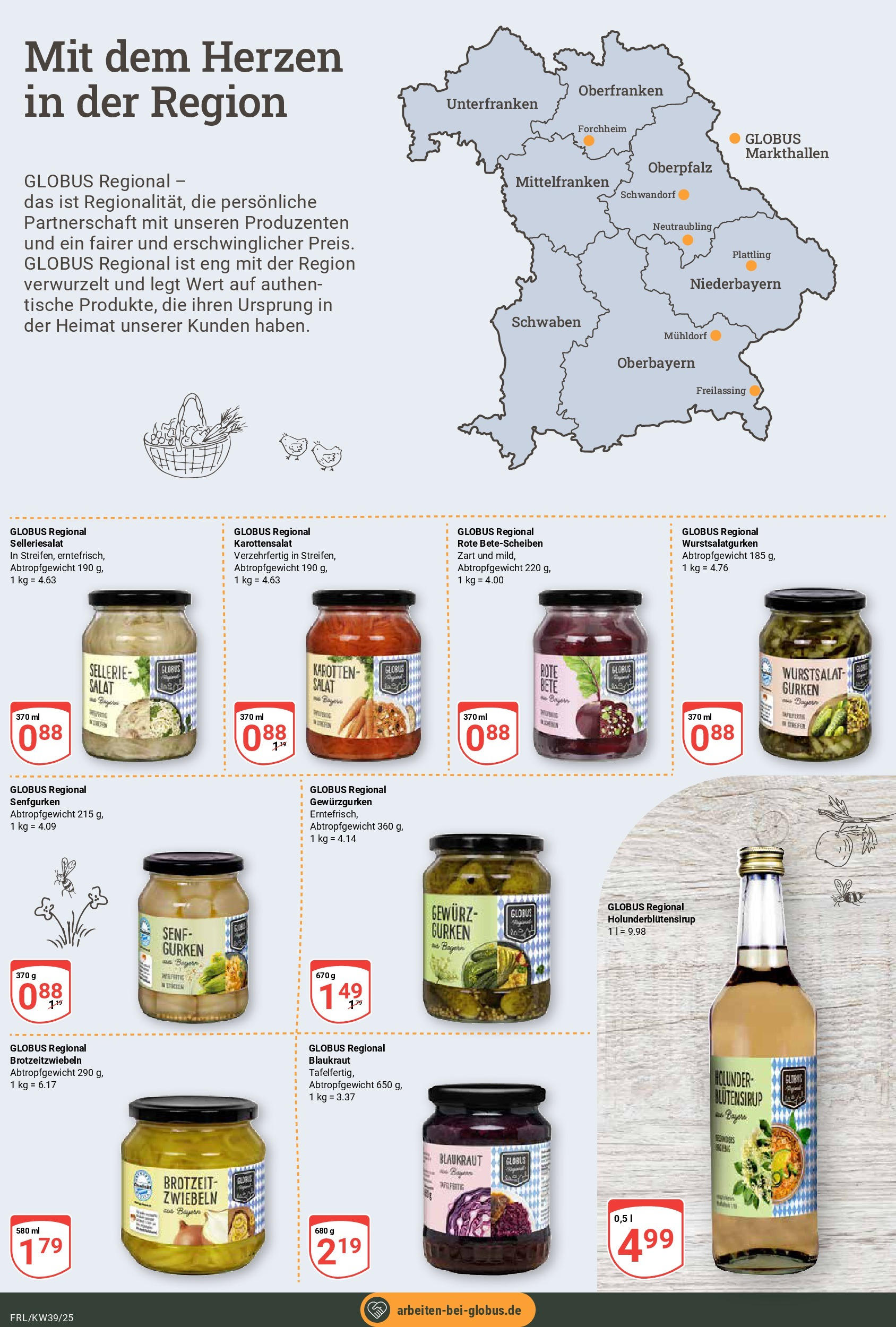 Globus prospekt Freilassing (ab 21.09.2025) » Angebote ab Montag | Seite: 19 | Produkte: Zwiebeln, Gurken, Salat Globus prospekt Freilassing (ab 21.09.2025) » Angebote online | Seite: 19 | Produkte: Zwiebeln, Gurken, Salat