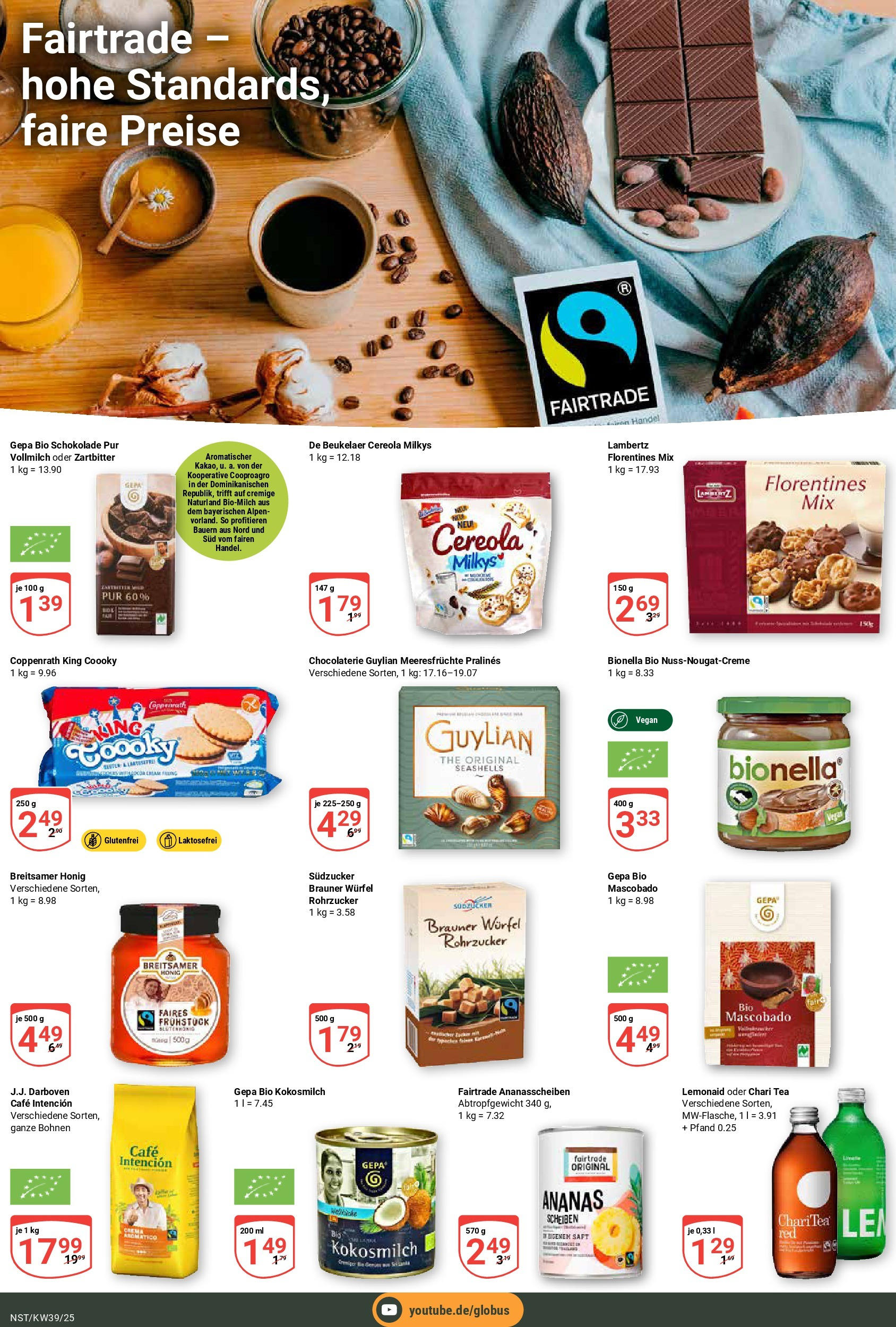 Globus prospekt Neustadt	 (ab 21.09.2025) » Angebote online | Seite: 15 | Produkte: Schokolade, Ananas, Meeresfrüchte, Saft