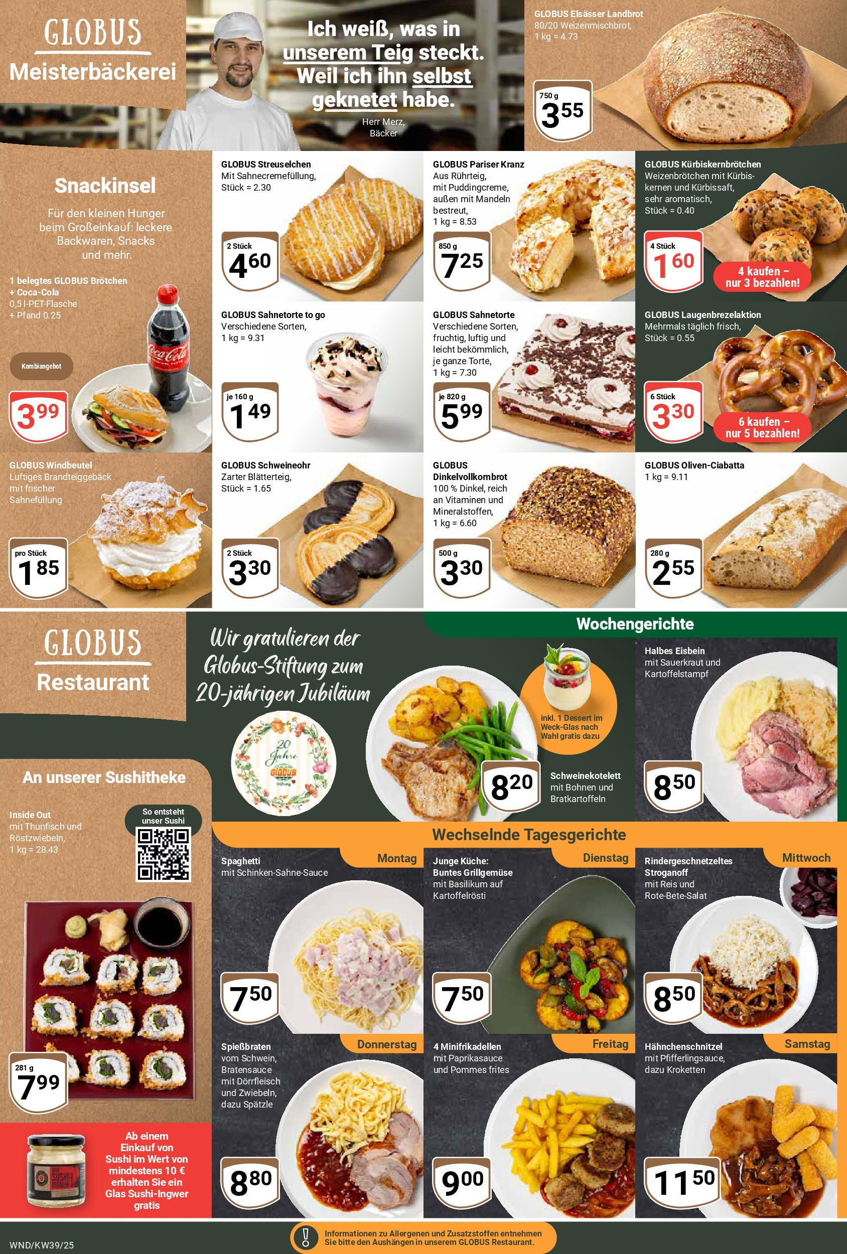 Globus prospekt St. Wendel (ab 21.09.2025) » Angebote ab Montag | Seite: 8 | Produkte: Pommes, Küche, Pommes frites, Kürbis Globus prospekt St. Wendel (ab 21.09.2025) » Angebote online | Seite: 8 | Produkte: Pommes, Küche, Pommes frites, Kürbis