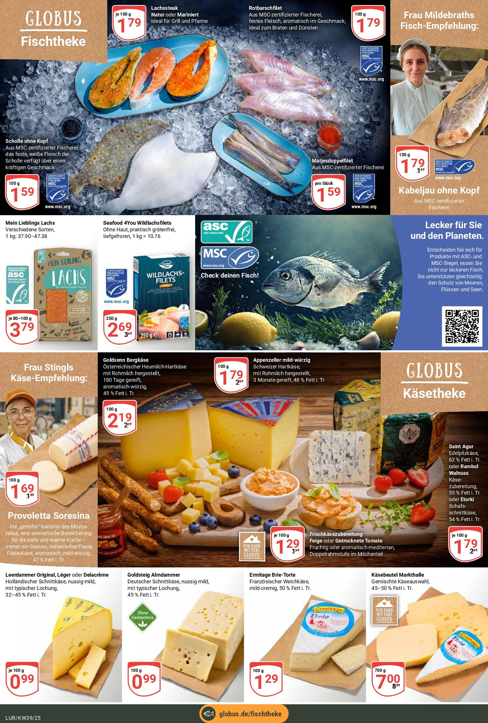 Globus prospekt Hamburg (ab 21.09.2025) » Angebote ab Montag | Seite: 9 | Produkte: Käse, Küche, Fisch, Lachs Globus prospekt Hamburg (ab 21.09.2025) » Angebote online | Seite: 9 | Produkte: Käse, Küche, Fisch, Lachs