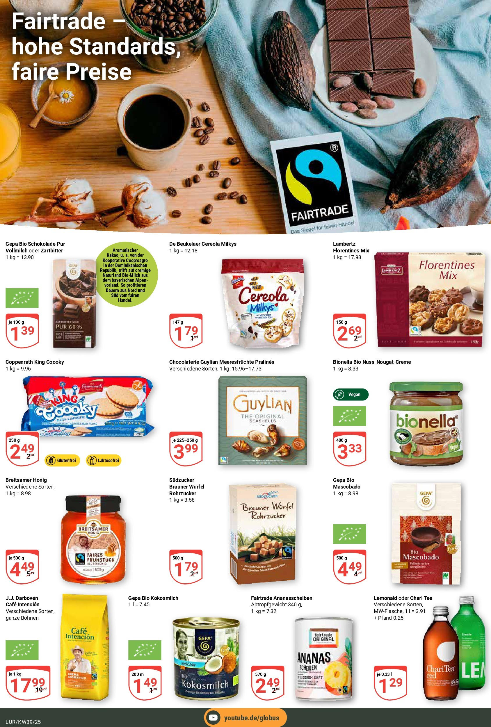 Globus prospekt Hamburg (ab 21.09.2025) » Angebote ab Montag | Seite: 14 | Produkte: Schokolade, Ananas, Meeresfrüchte, Saft Globus prospekt Hamburg (ab 21.09.2025) » Angebote online | Seite: 14 | Produkte: Schokolade, Ananas, Meeresfrüchte, Saft