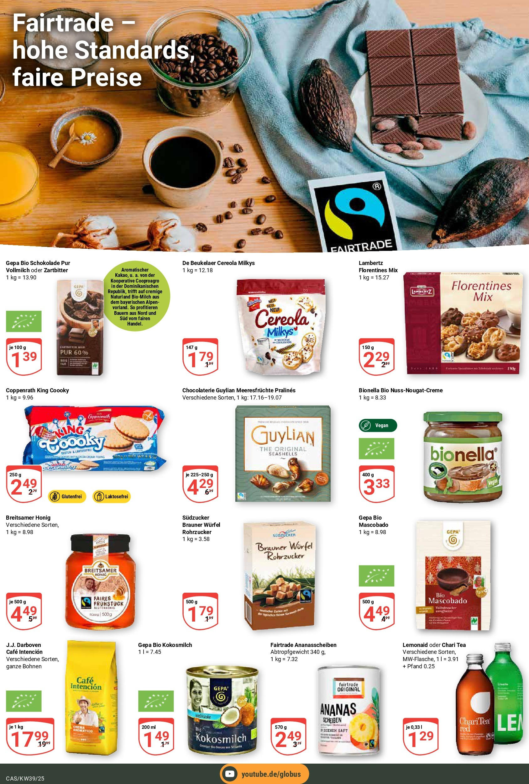 Globus prospekt Castrop-Rauxel (ab 21.09.2025) » Angebote ab Montag | Seite: 11 | Produkte: Schokolade, Ananas, Meeresfrüchte, Saft Globus prospekt Castrop-Rauxel (ab 21.09.2025) » Angebote online | Seite: 11 | Produkte: Schokolade, Ananas, Meeresfrüchte, Saft