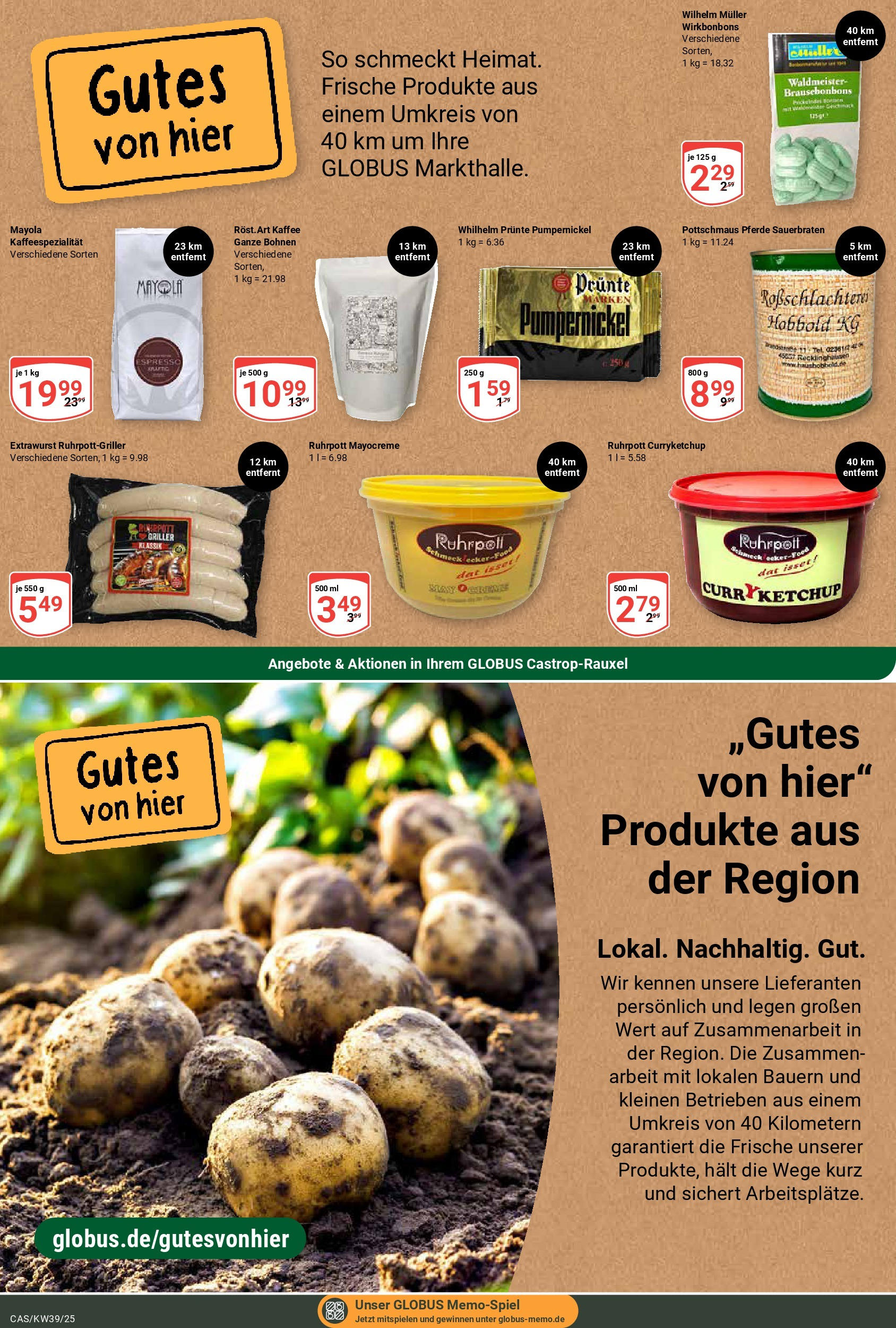 Globus prospekt Castrop-Rauxel (ab 21.09.2025) » Angebote ab Montag | Seite: 13 | Produkte: Kaffee Globus prospekt Castrop-Rauxel (ab 21.09.2025) » Angebote online | Seite: 13 | Produkte: Kaffee