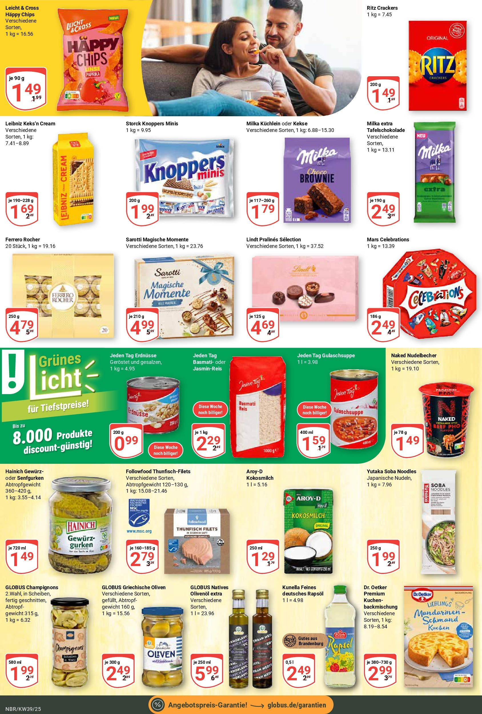 Globus prospekt Neubrandenburg (ab 21.09.2025) » Angebote ab Montag | Seite: 17 | Produkte: Jasminreis, Ferrero rocher, Kuchen, Gurken Globus prospekt Neubrandenburg (ab 21.09.2025) » Angebote online | Seite: 17 | Produkte: Jasminreis, Ferrero rocher, Kuchen, Gurken