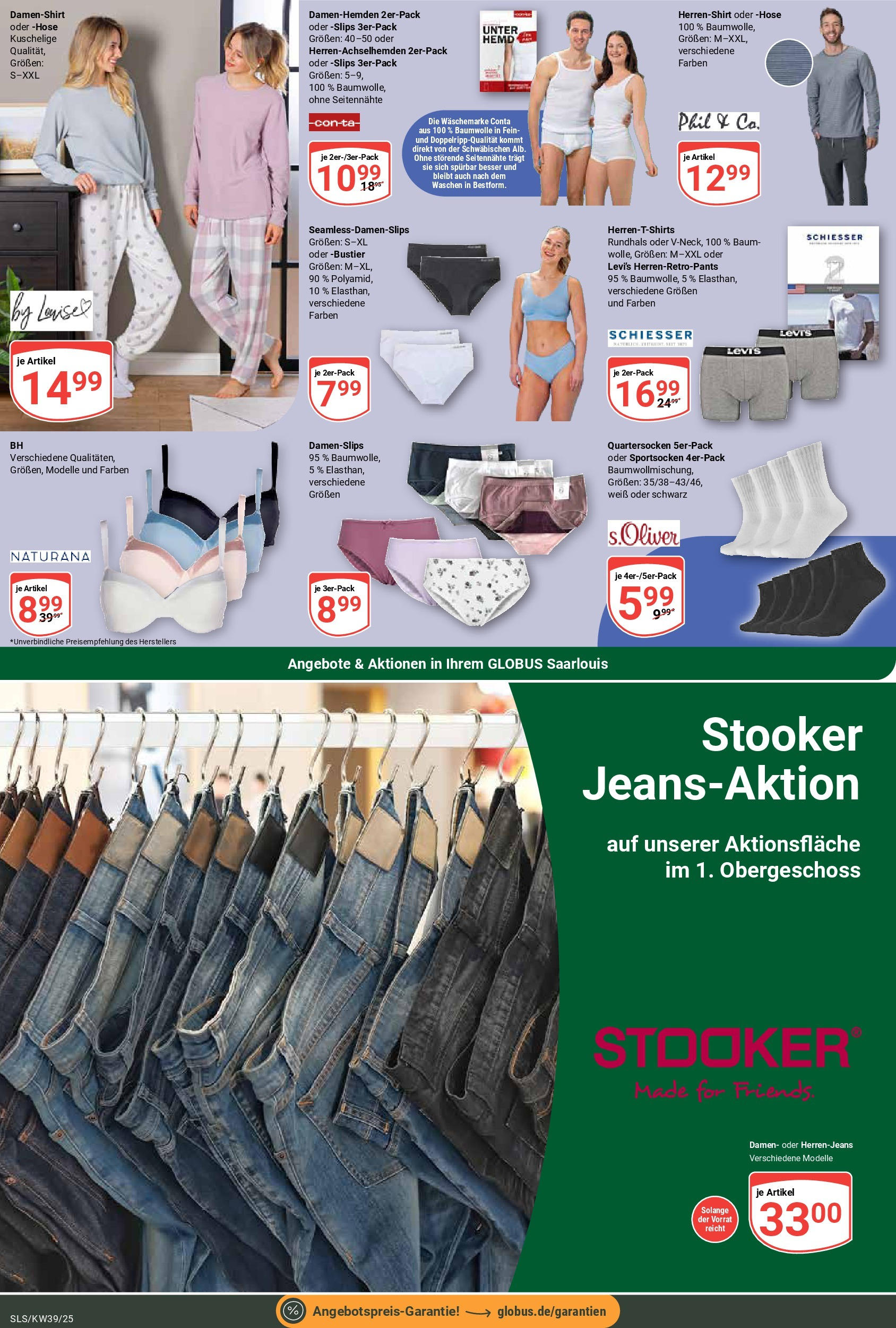 Globus prospekt Saarlouis	 (ab 21.09.2025) » Angebote online | Seite: 22 | Produkte: Hemd, Hose