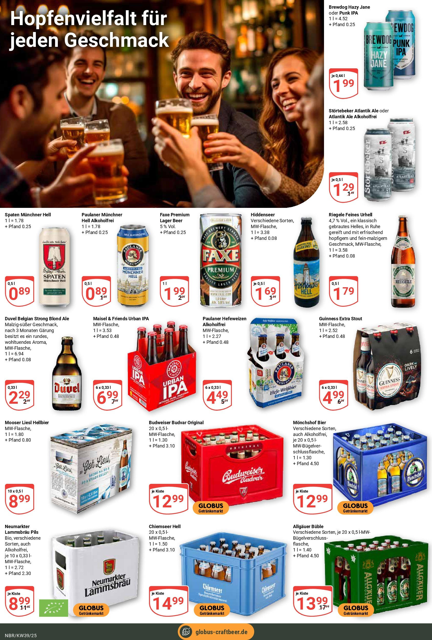 Globus prospekt Neubrandenburg (ab 21.09.2025) » Angebote ab Montag | Seite: 20 | Produkte: Monchshof, Pils, Budweiser, Paulaner Globus prospekt Neubrandenburg (ab 21.09.2025) » Angebote online | Seite: 20 | Produkte: Monchshof, Pils, Budweiser, Paulaner