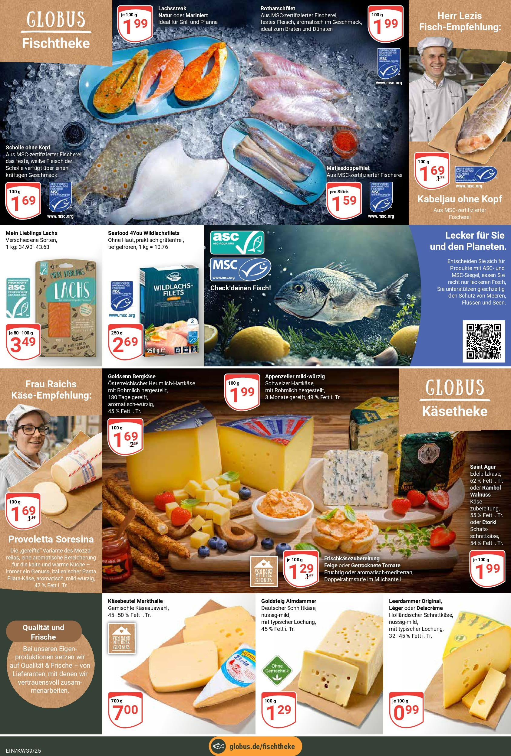 Globus prospekt Homburg-Einöd	 (ab 21.09.2025) » Angebote online | Seite: 10 | Produkte: Grill, Küche, Fisch, Pasta