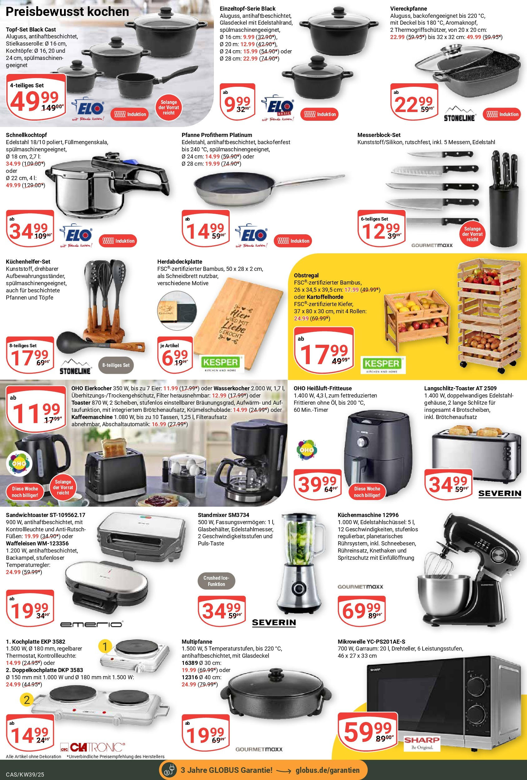 Globus prospekt Castrop-Rauxel (ab 21.09.2025) » Angebote ab Montag | Seite: 22 | Produkte: Mikrowelle, Mixer, Waffeleisen, Eierkocher Globus prospekt Castrop-Rauxel (ab 21.09.2025) » Angebote online | Seite: 22 | Produkte: Mikrowelle, Mixer, Waffeleisen, Eierkocher