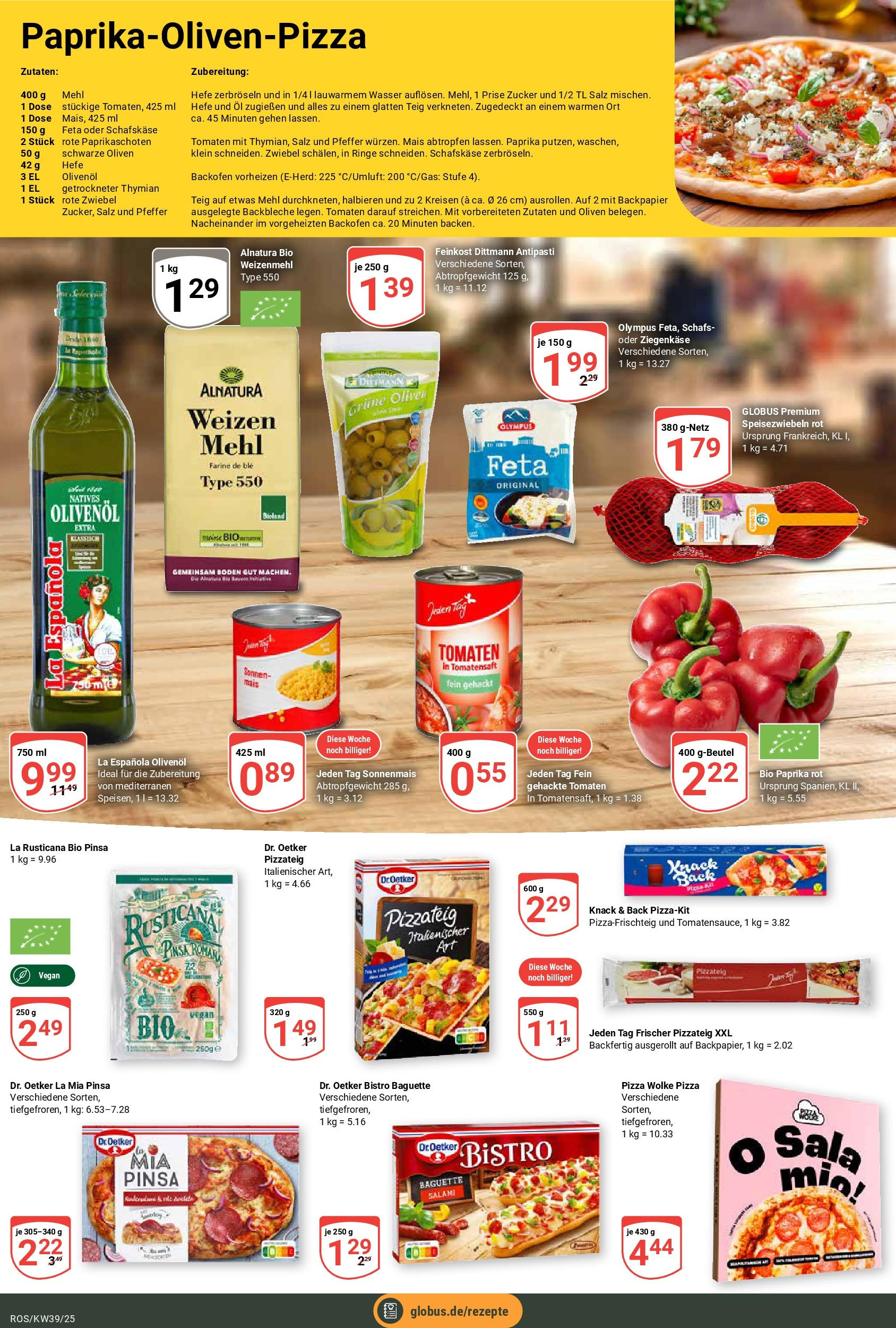 Globus prospekt Lambrechtshagen (ab 21.09.2025) » Angebote ab Montag | Seite: 17 | Produkte: Mehl, Ziegenkäse, Pfeffer, Salami Globus prospekt Lambrechtshagen (ab 21.09.2025) » Angebote online | Seite: 17 | Produkte: Mehl, Ziegenkäse, Pfeffer, Salami