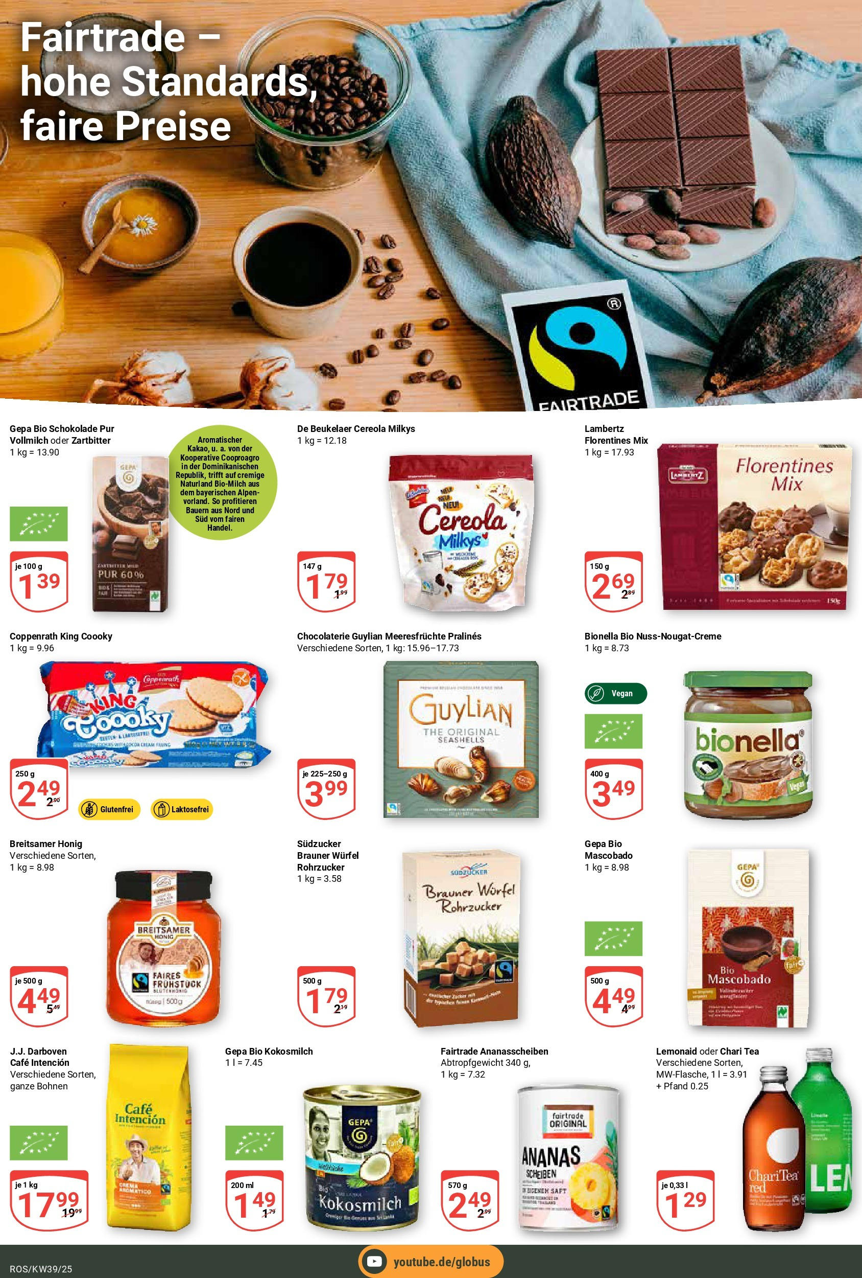 Globus prospekt Lambrechtshagen (ab 21.09.2025) » Angebote ab Montag | Seite: 20 | Produkte: Schokolade, Ananas, Meeresfrüchte, Saft Globus prospekt Lambrechtshagen (ab 21.09.2025) » Angebote online | Seite: 20 | Produkte: Schokolade, Ananas, Meeresfrüchte, Saft