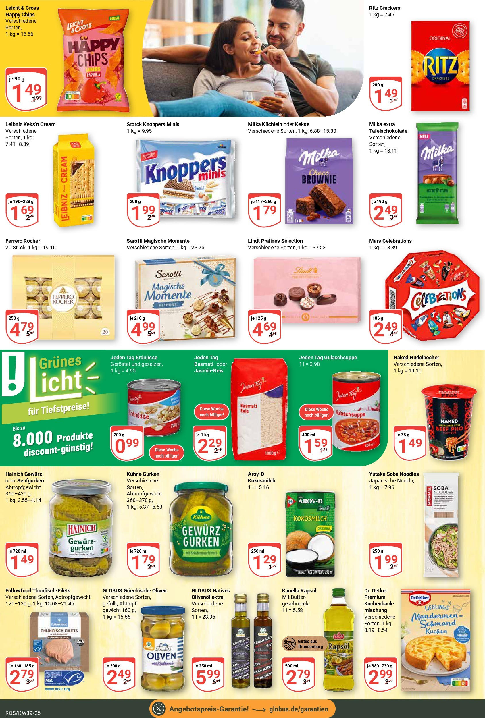 Globus prospekt Lambrechtshagen (ab 21.09.2025) » Angebote ab Montag | Seite: 21 | Produkte: Mandarinen, Mars, Kekse, Gurken Globus prospekt Lambrechtshagen (ab 21.09.2025) » Angebote online | Seite: 21 | Produkte: Mandarinen, Mars, Kekse, Gurken