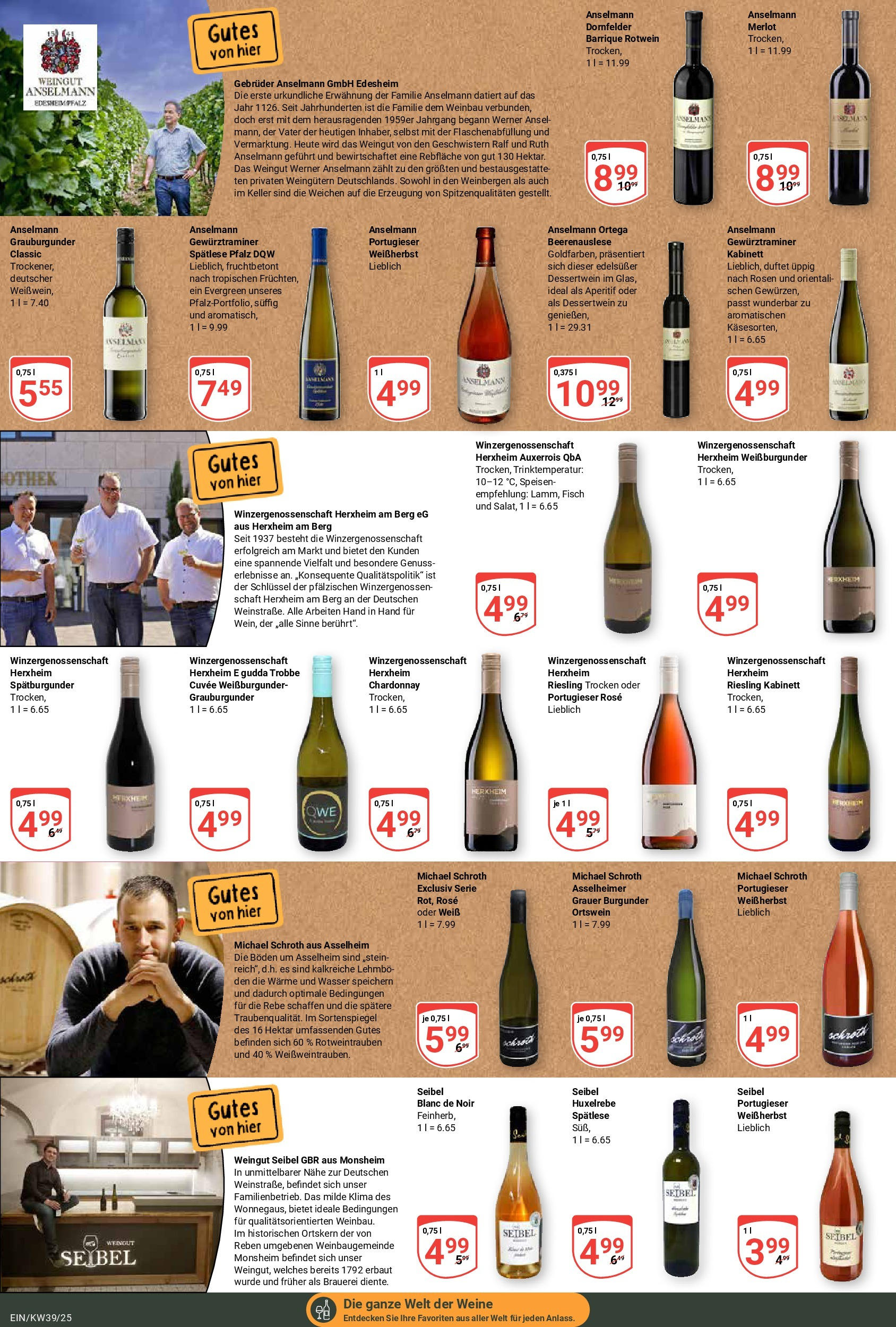 Globus prospekt Homburg-Einöd	 (ab 21.09.2025) » Angebote online | Seite: 18 | Produkte: Rotwein, Merlot, Fisch, Wasser