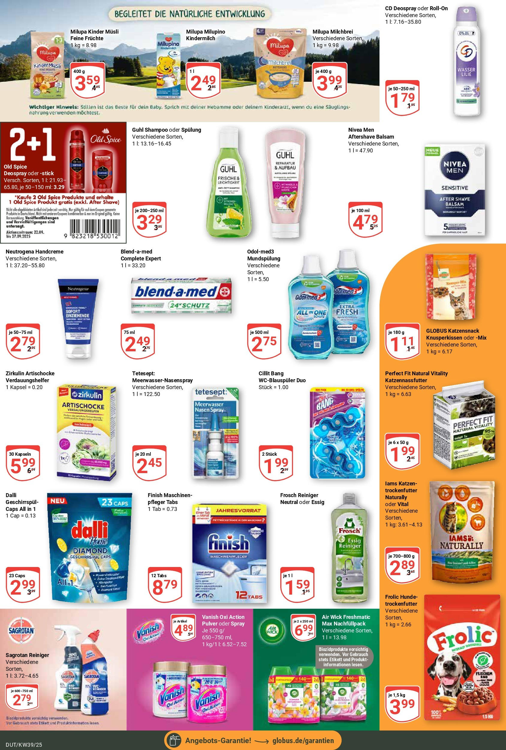 Globus prospekt Wetzlar-Dutenhofen (ab 21.09.2025) » Angebote ab Montag | Seite: 22 | Produkte: Essig, Finish, Shampoo, Wasser Globus prospekt Wetzlar-Dutenhofen (ab 21.09.2025) » Angebote online | Seite: 22 | Produkte: Essig, Finish, Shampoo, Wasser