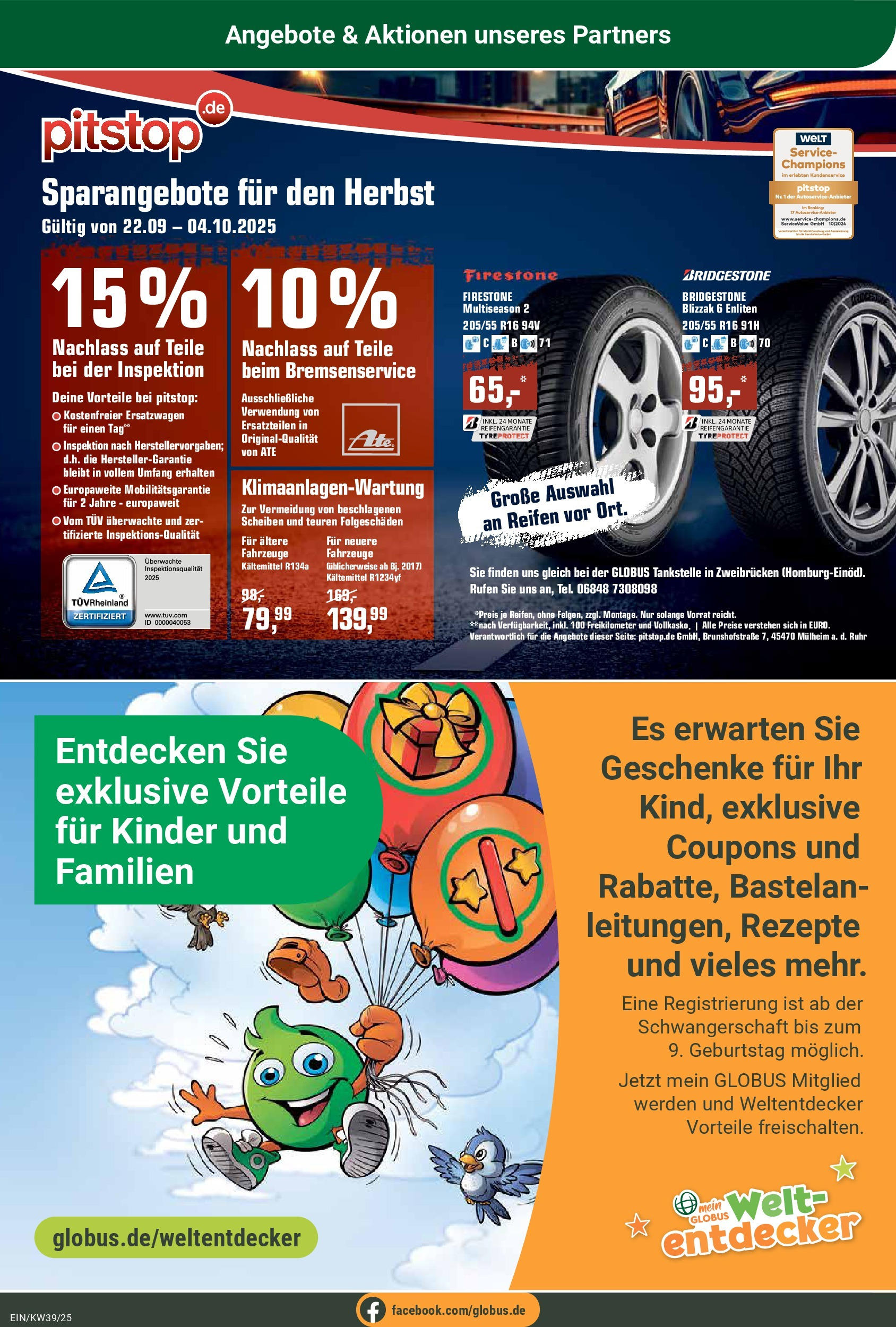 Globus prospekt Homburg-Einöd	 (ab 21.09.2025) » Angebote online | Seite: 25