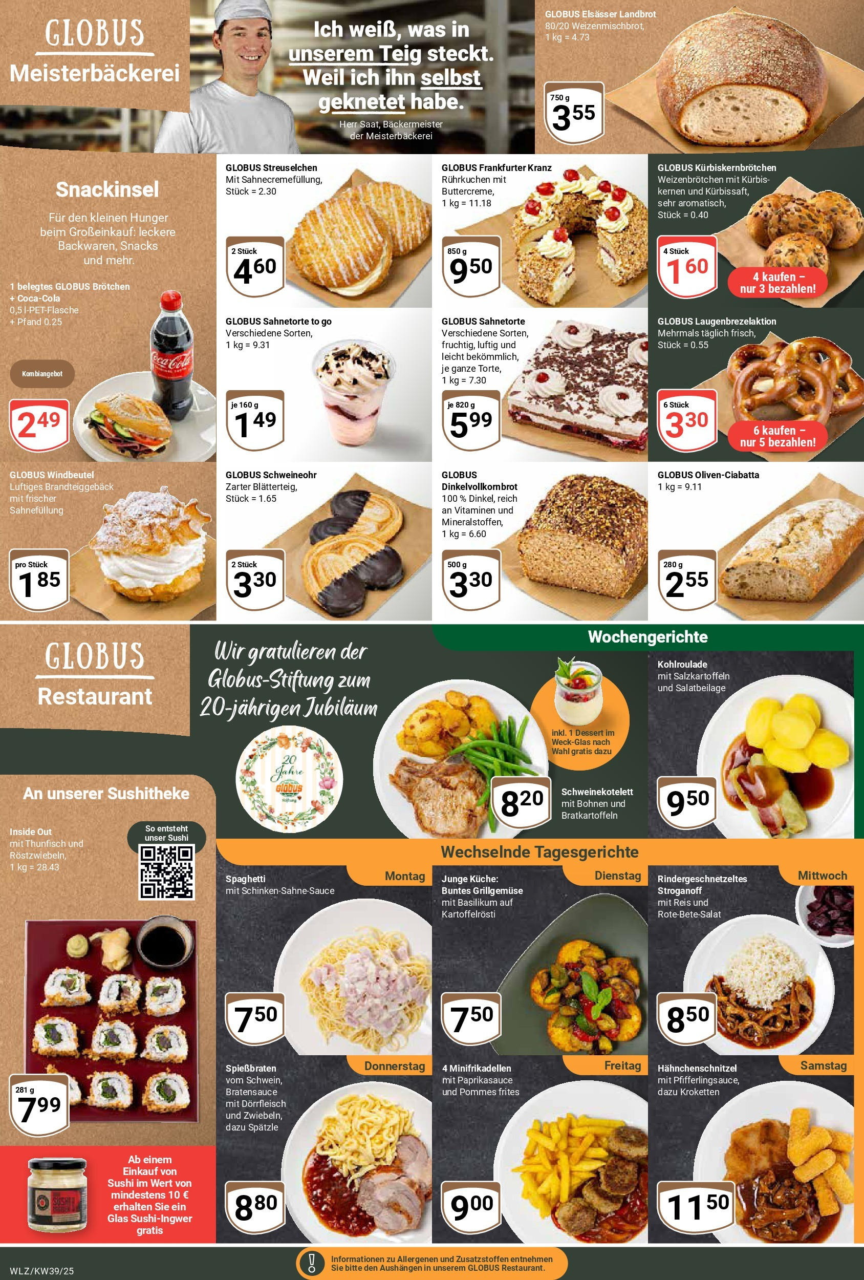 Globus prospekt Weischlitz (ab 21.09.2025) » Angebote ab Montag | Seite: 7 | Produkte: Thunfisch, Küche, Kürbis, Reis Globus prospekt Weischlitz (ab 21.09.2025) » Angebote online | Seite: 7 | Produkte: Thunfisch, Küche, Kürbis, Reis