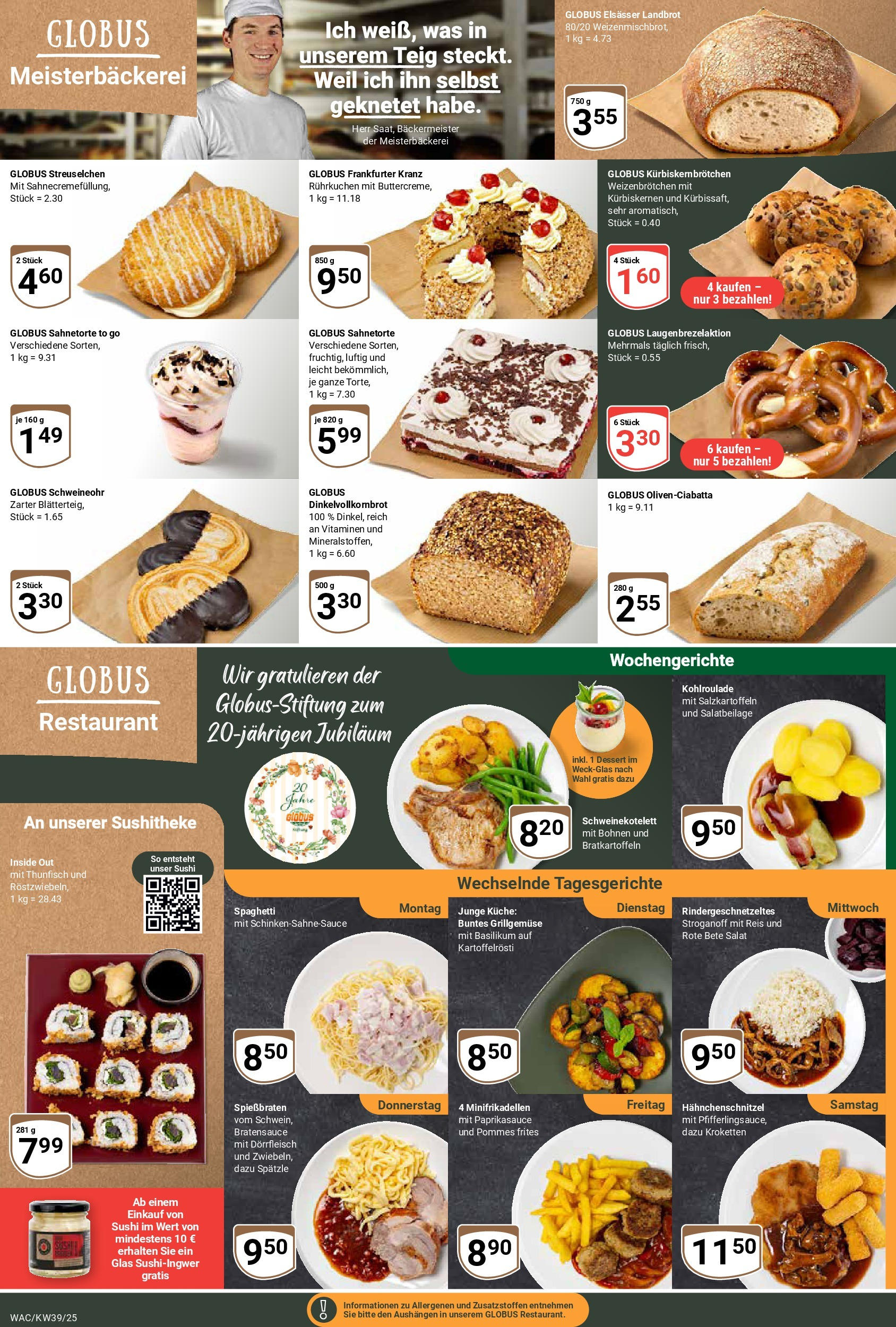 Globus prospekt Markkleeberg (ab 21.09.2025) » Angebote ab Montag | Seite: 5 | Produkte: Thunfisch, Pommes, Küche, Pommes frites Globus prospekt Markkleeberg (ab 21.09.2025) » Angebote online | Seite: 5 | Produkte: Thunfisch, Pommes, Küche, Pommes frites