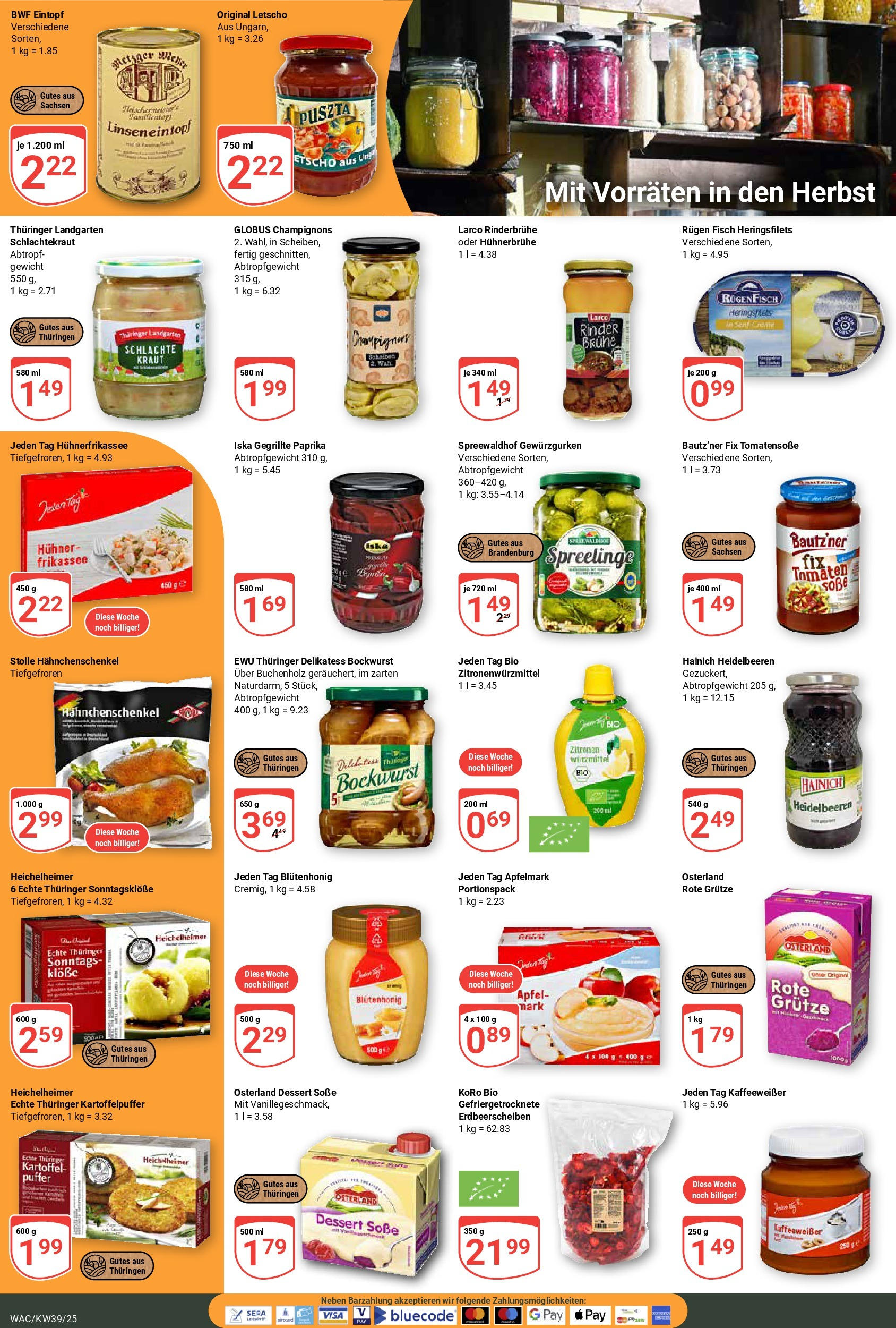 Globus prospekt Markkleeberg (ab 21.09.2025) » Angebote ab Montag | Seite: 14 | Produkte: Äpfel, Tomaten, Heidelbeeren, Champignons Globus prospekt Markkleeberg (ab 21.09.2025) » Angebote online | Seite: 14 | Produkte: Äpfel, Tomaten, Heidelbeeren, Champignons