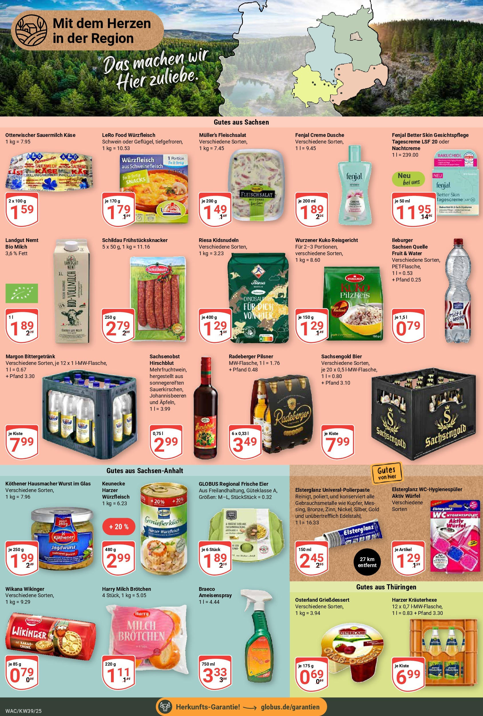 Globus prospekt Markkleeberg (ab 21.09.2025) » Angebote ab Montag | Seite: 22 | Produkte: Bier, Schweinefleisch, Tagescreme, Radeberger pilsner Globus prospekt Markkleeberg (ab 21.09.2025) » Angebote online | Seite: 22 | Produkte: Bier, Schweinefleisch, Tagescreme, Radeberger pilsner