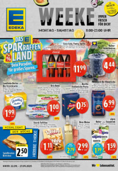 Edeka prospekt Köln	 ab 21.09.2025 gültig
