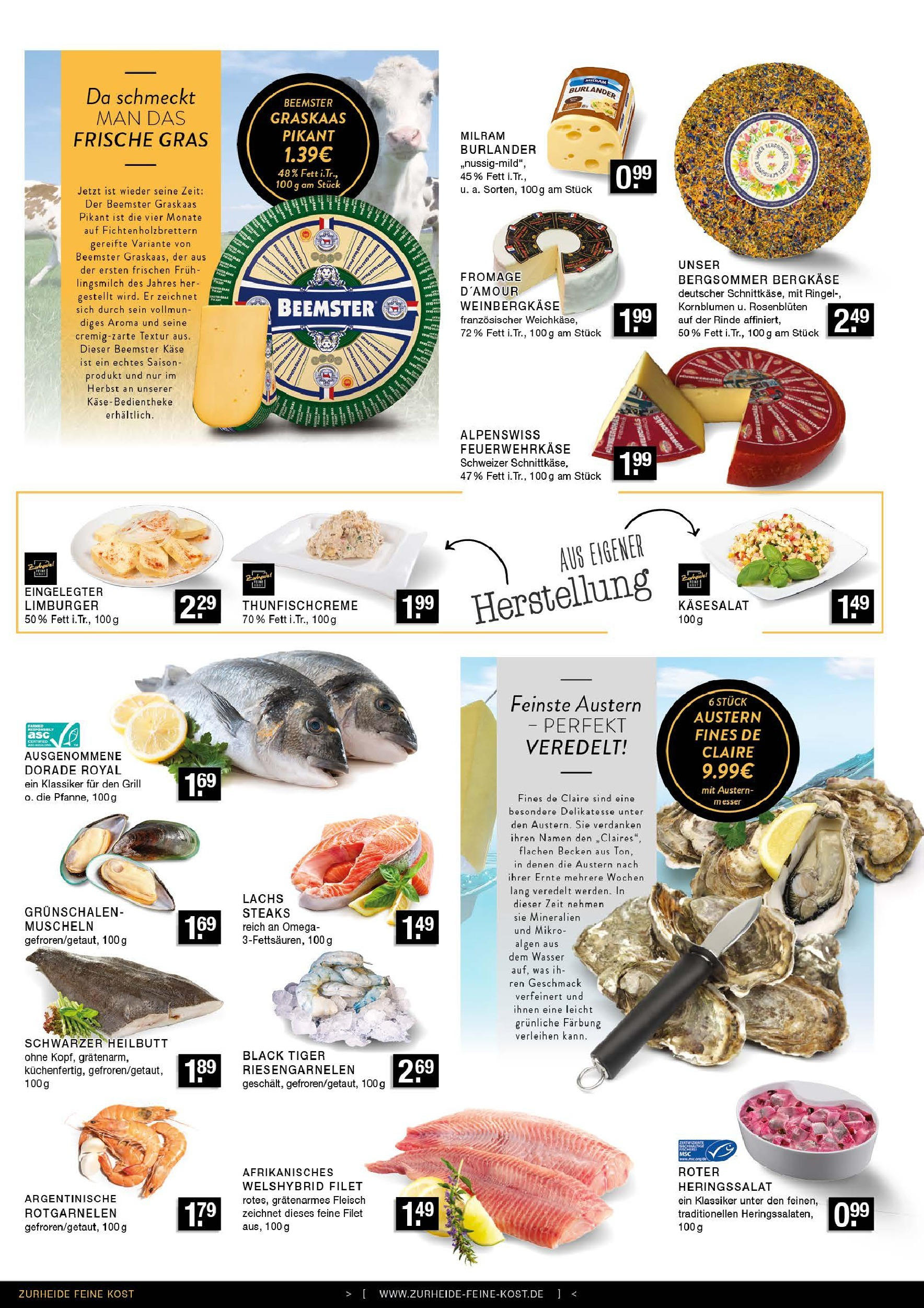 Edeka prospekt Bottrop	 (ab 12.09.2025) » Angebote Online | Seite: 4 | Produkte: Dorade, Grill, Käse, Lachs