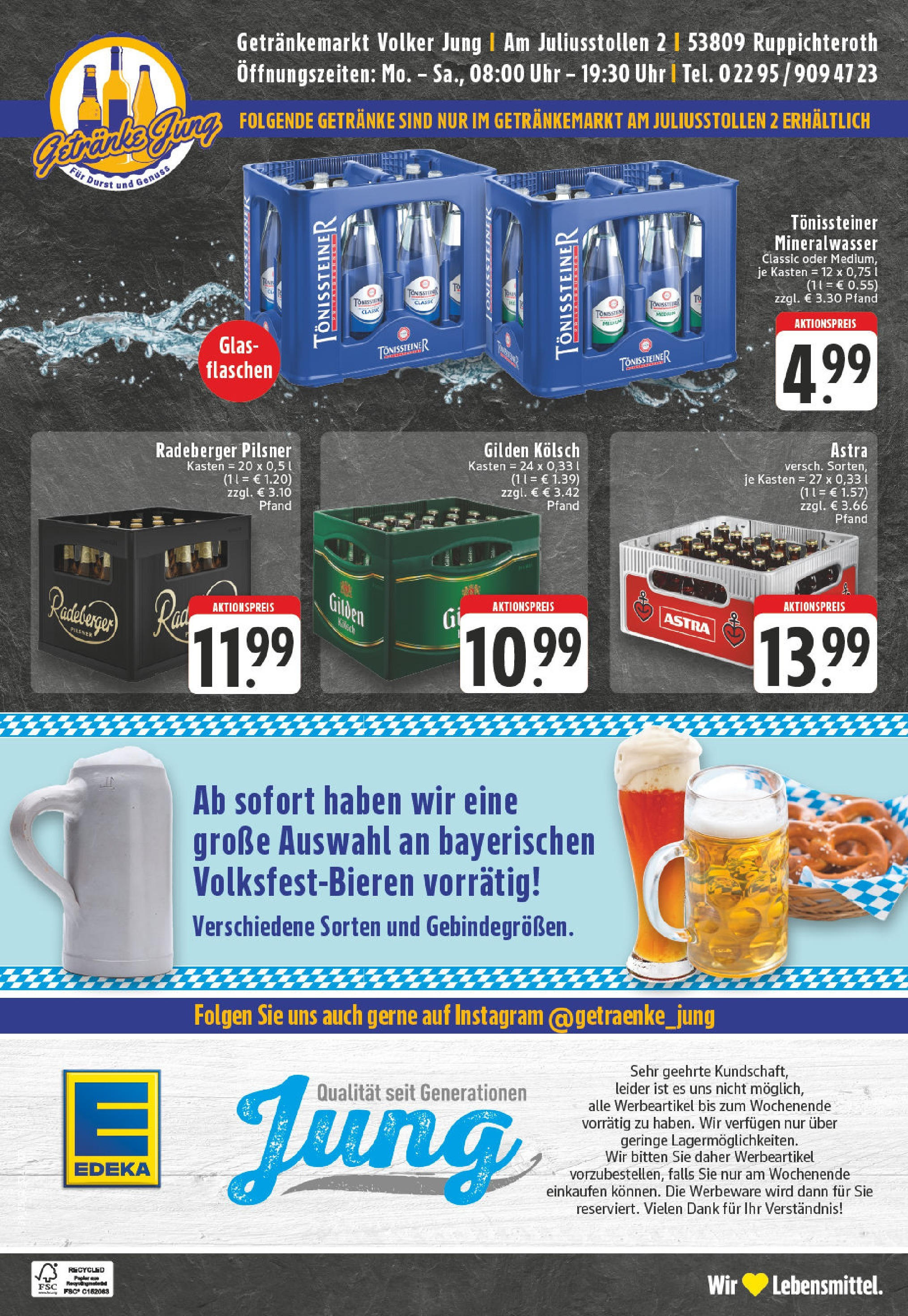 Edeka prospekt Ruppichteroth (ab 21.09.2025) » Angebote Online | Seite: 24 | Produkte: Astra, Mineralwasser, Radeberger pilsner, Uhr Edeka prospekt Ruppichteroth (ab 21.09.2025) » Angebote Online | Seite: 24 | Produkte: Astra, Mineralwasser, Radeberger pilsner, Uhr