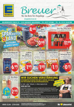 Edeka prospekt Bornheim-Walberberg	 ab 21.09.2025 gültig