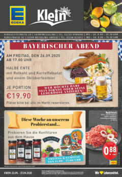 Edeka prospekt Wesseling-Berzdorf	 ab 21.09.2025 gültig