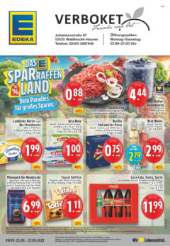 Edeka prospekt Waldfeucht-Haaren	 ab 21.09.2025 gültig