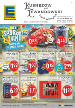 Edeka prospekt Langerwehe	 ab 21.09.2025 gültig