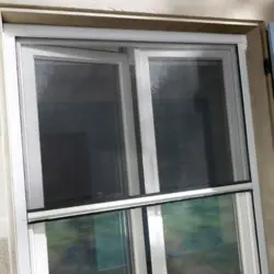 Store moustiquaire PVC pour fen&ecirc;tre l.125 x H.150 cm