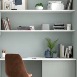 Tablette m&eacute;lamin&eacute; blanc 50 x 250 cm, &eacute;p. 1,8cm