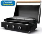 Castorama Plancha 3 br&ucirc;leurs x 2,65 kW l. 78 x P. 59 x H. 32 cm - au 01.07.2026