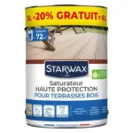 Castorama Saturateur(d) ext&eacute;rieur Aqua Starwax 5L + 20 % gratuit - au 01.07.2026