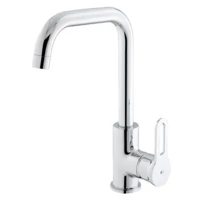 Mitigeur haut de cuisine Baltic H. 34,7 cm acier chrom&eacute;