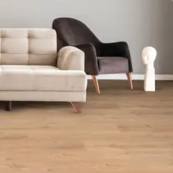 Sol stratifi&eacute; &agrave; clipser Bergama d&eacute;cor naturel AC5 7mm L. 129 x l. 20 cm