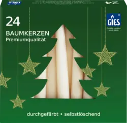 Dekorieren & Einrichten Baumkerzen, selbstlöschend, champagner